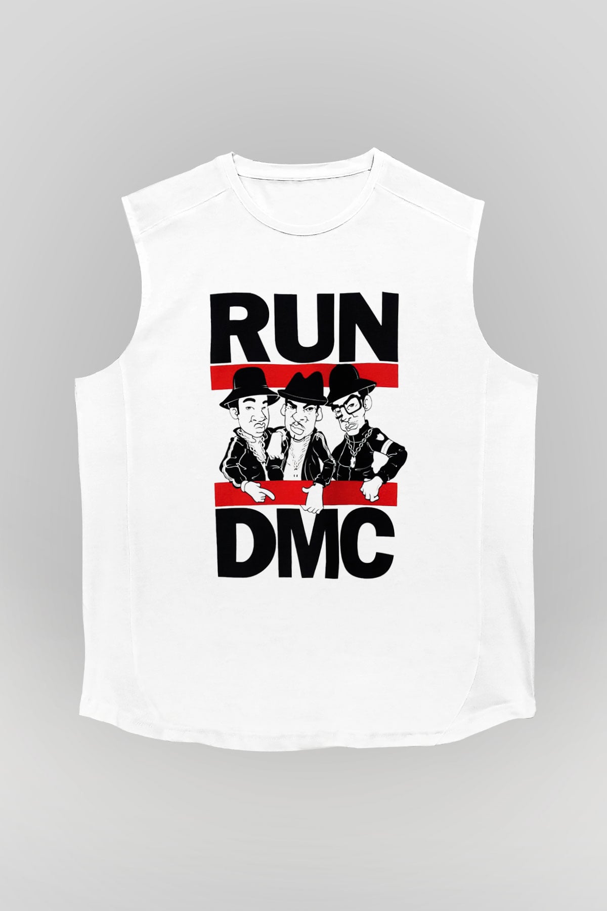 Run DMC Beyaz Unisex Kolsuz Tişört