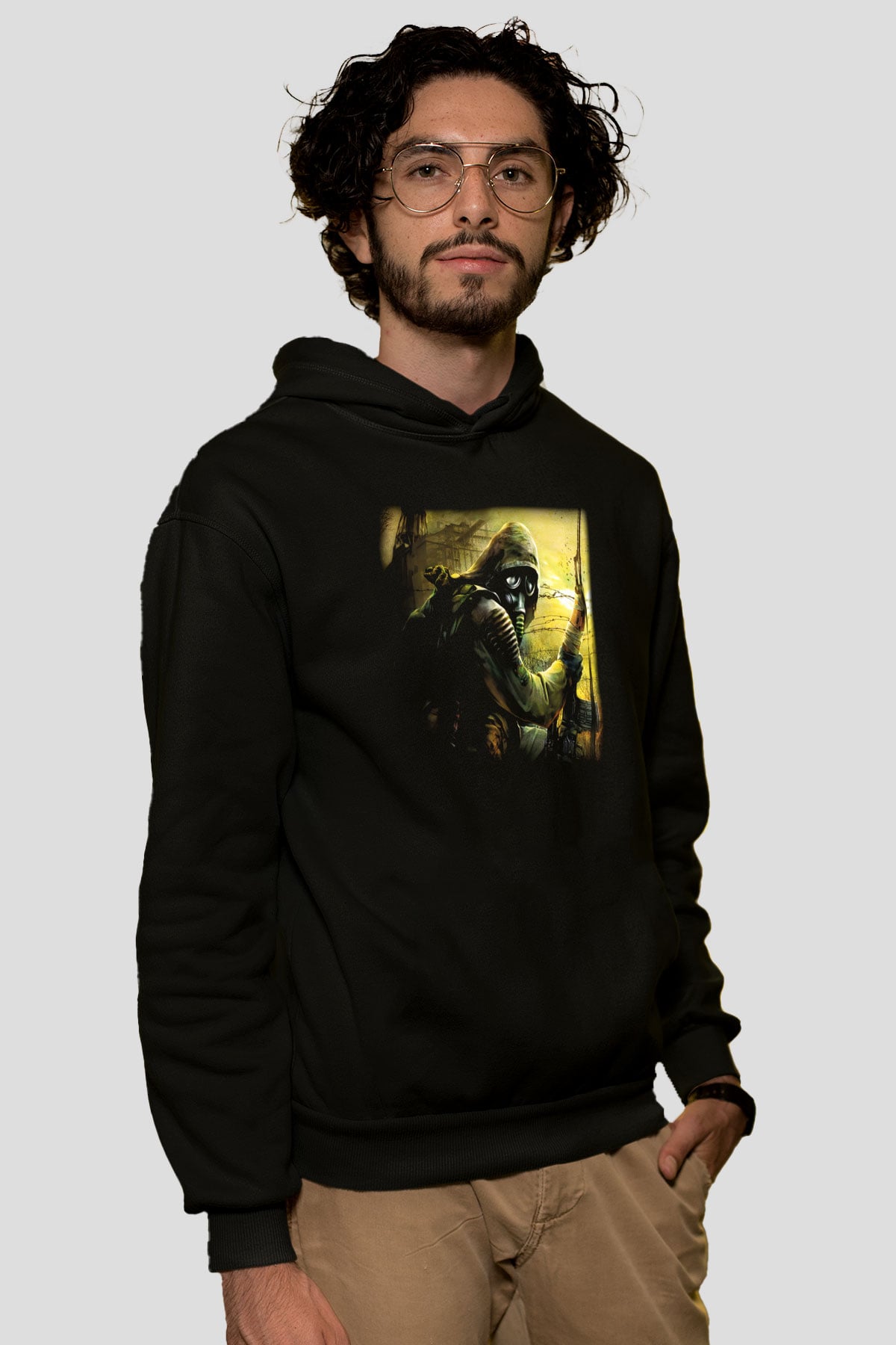 S.T.A.L.K.E.R. Siyah Unisex Hoodie