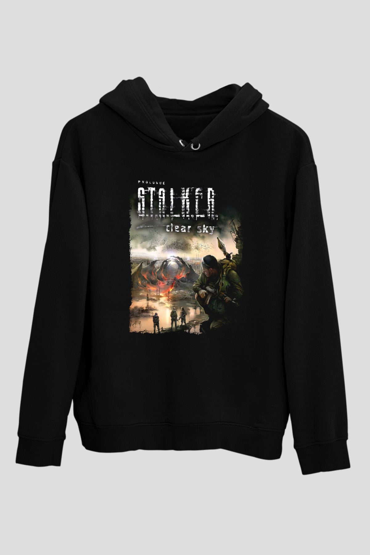 S.T.A.L.K.E.R. Siyah Unisex Hoodie