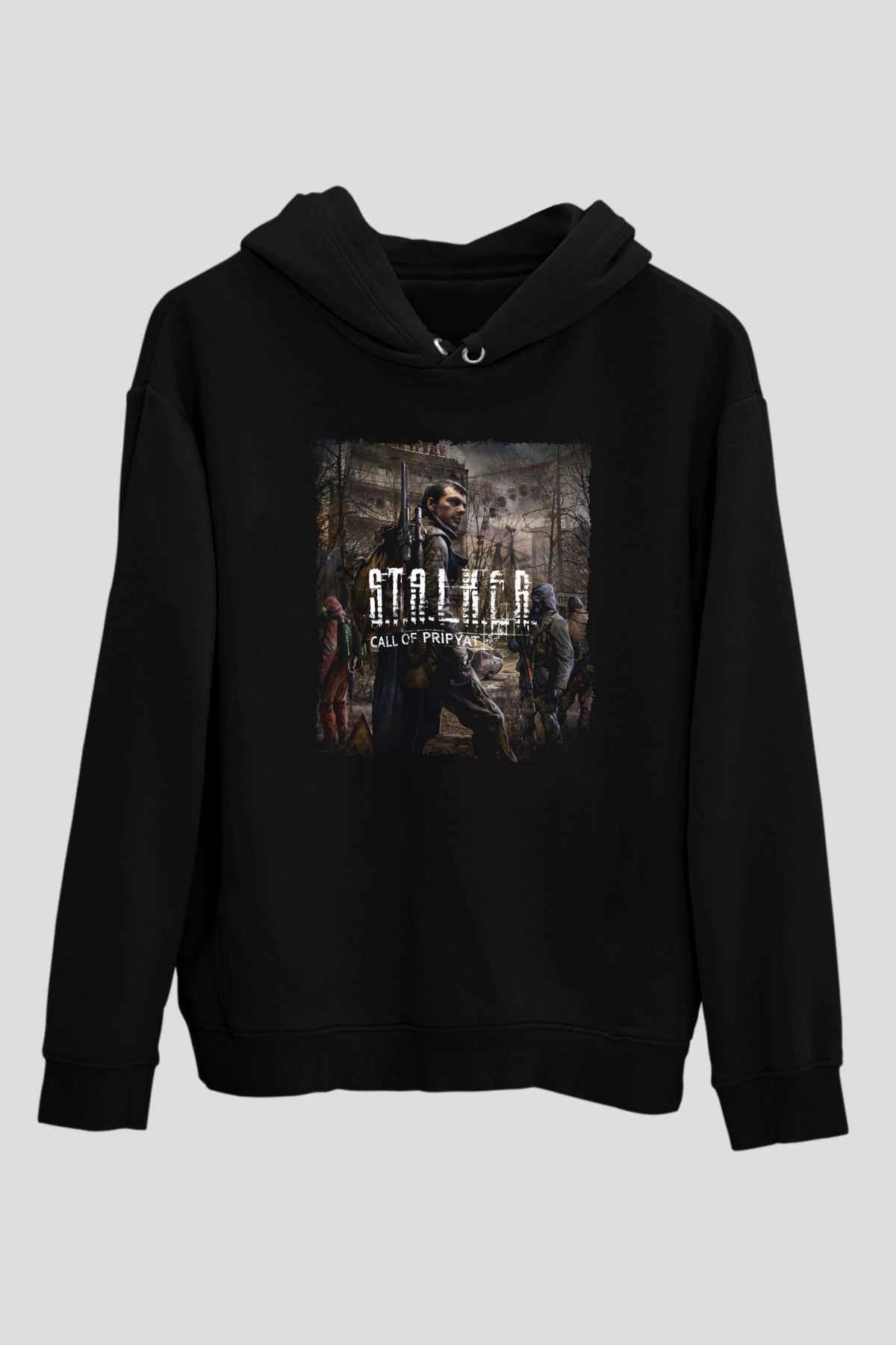 S.T.A.L.K.E.R. Siyah Unisex Hoodie