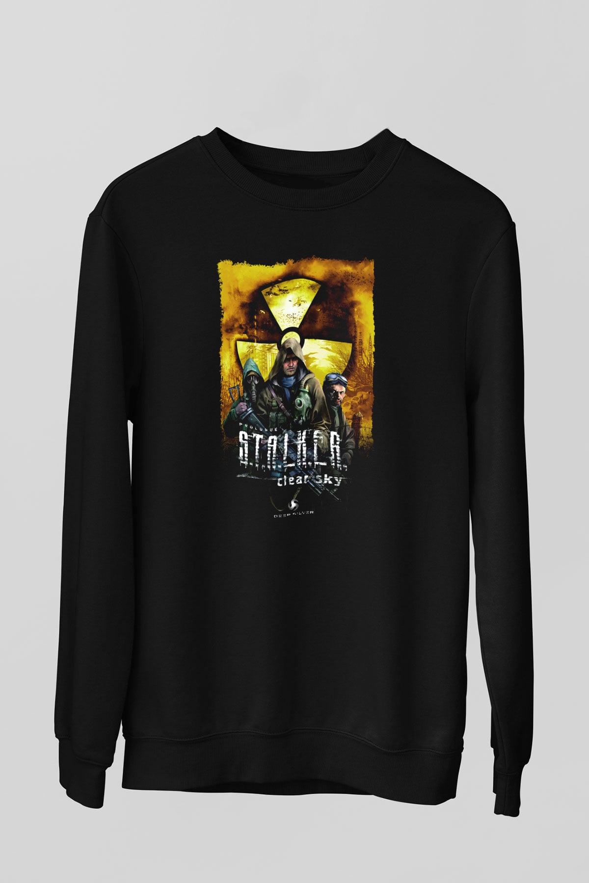 S.T.A.L.K.E.R. Siyah Unisex Sweatshirt