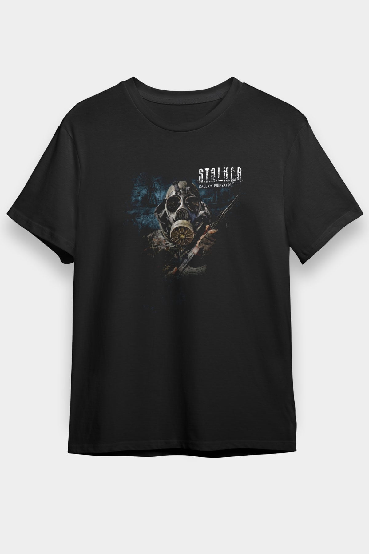 S.T.A.L.K.E.R. Siyah Unisex Tişört T-Shirt