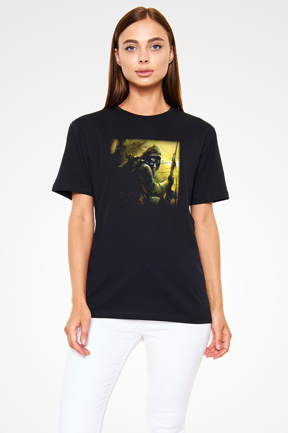 S.T.A.L.K.E.R. Siyah Unisex Tişört T-Shirt
