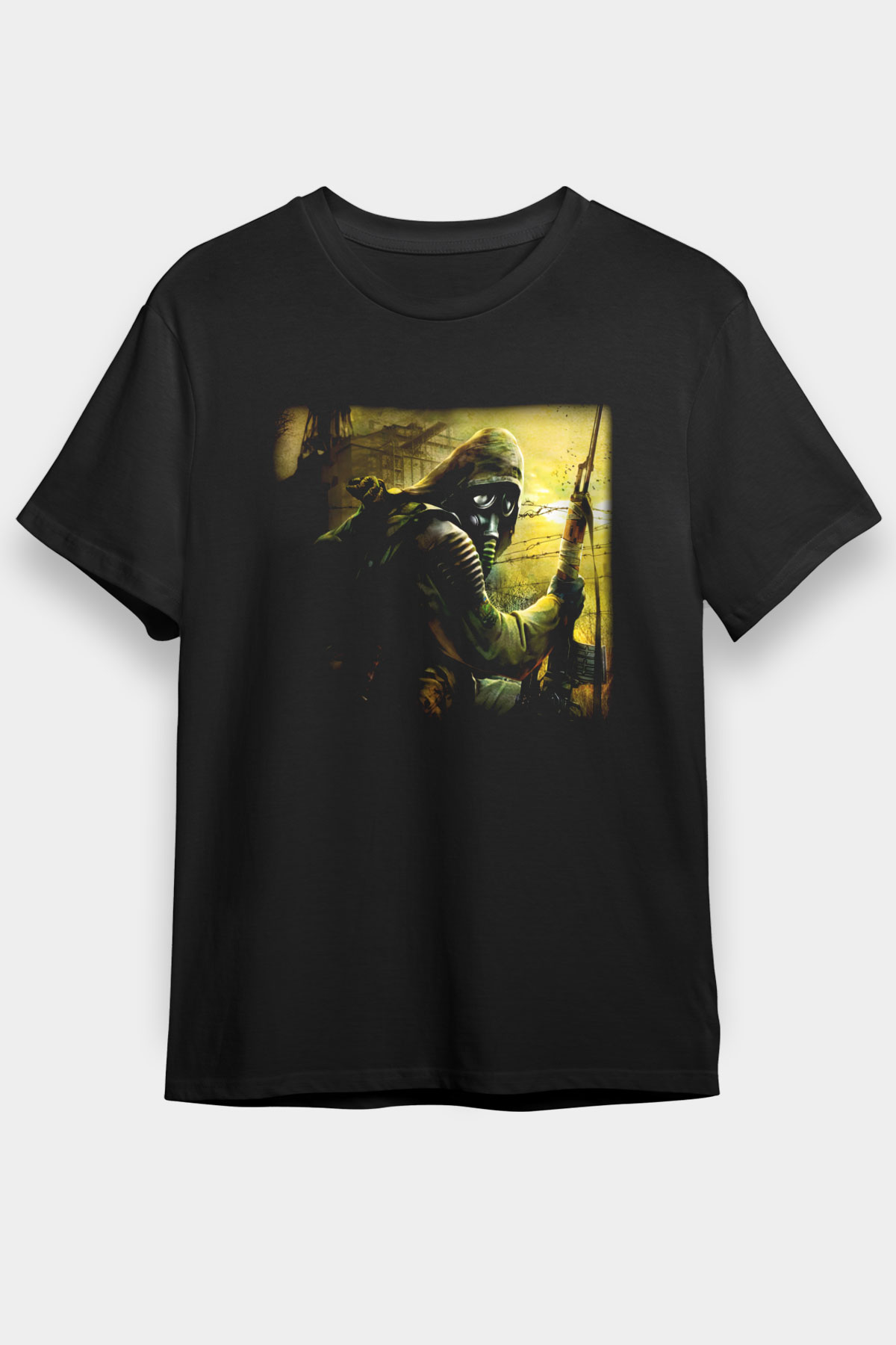 S.T.A.L.K.E.R. Siyah Unisex Tişört T-Shirt