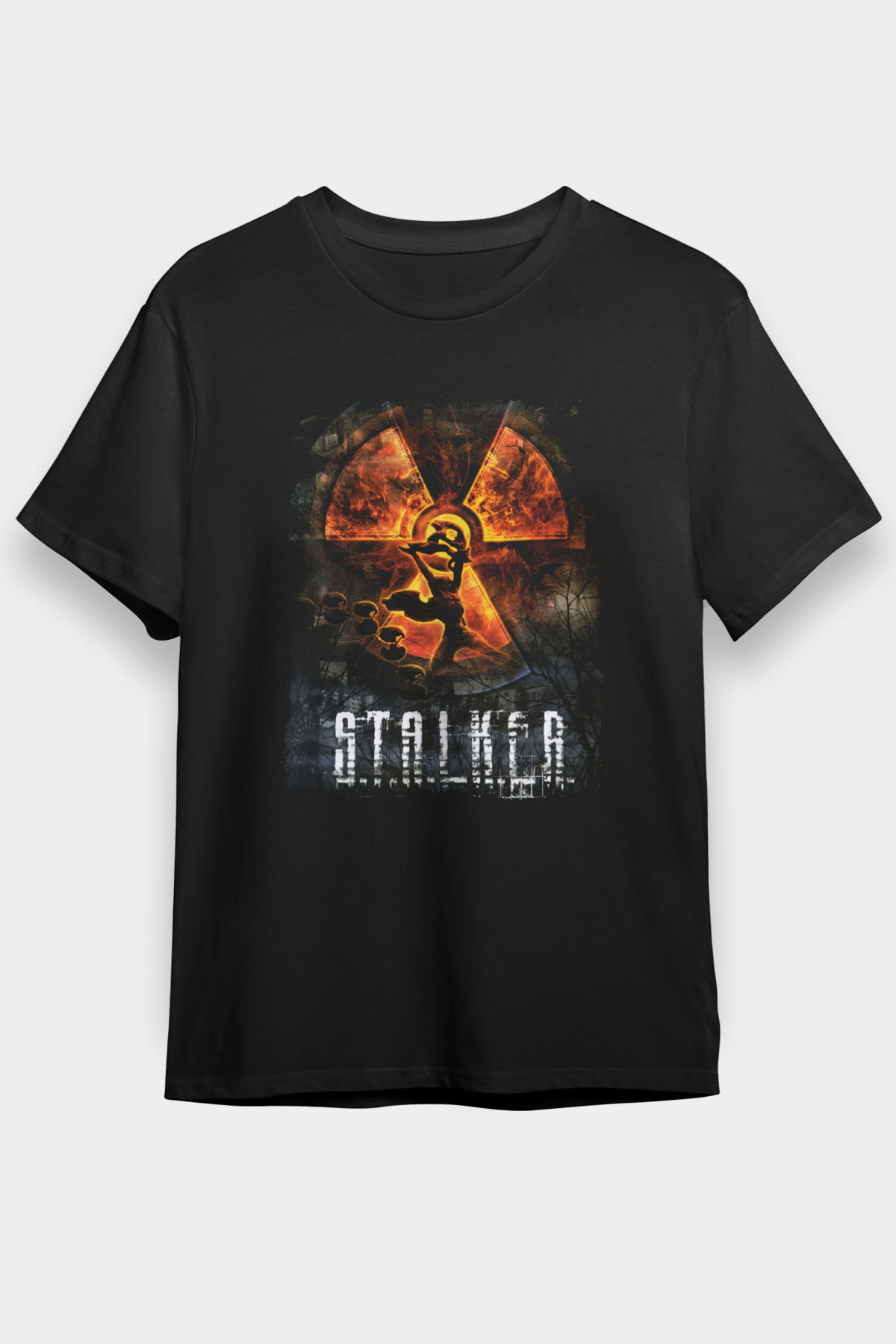 S.T.A.L.K.E.R. Siyah Unisex Tişört T-Shirt
