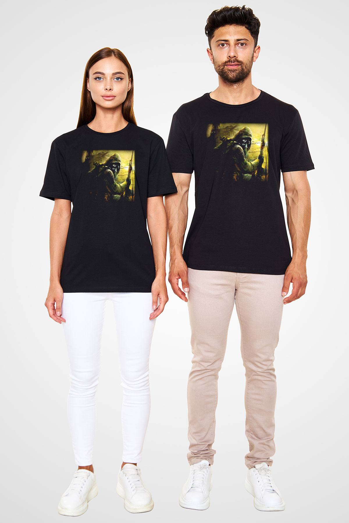 S.T.A.L.K.E.R. Siyah Unisex Tişört T-Shirt
