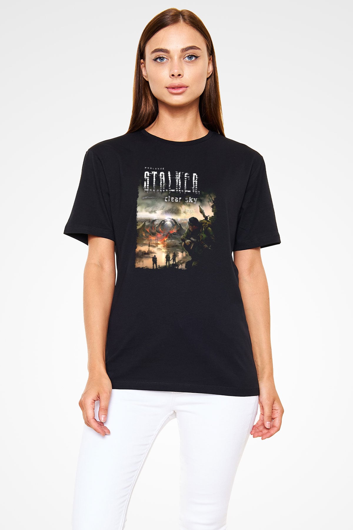 S.T.A.L.K.E.R. Siyah Unisex Tişört T-Shirt