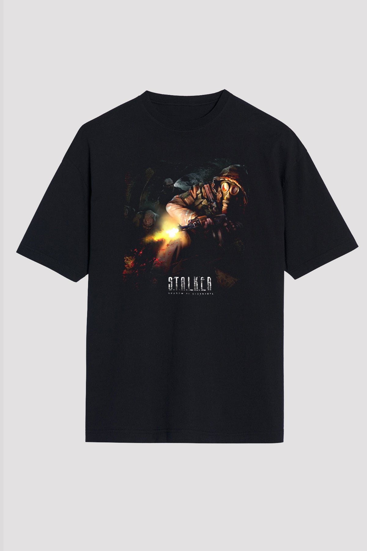 S.T.A.L.K.E.R. Siyah Unisex Tişört T-Shirt