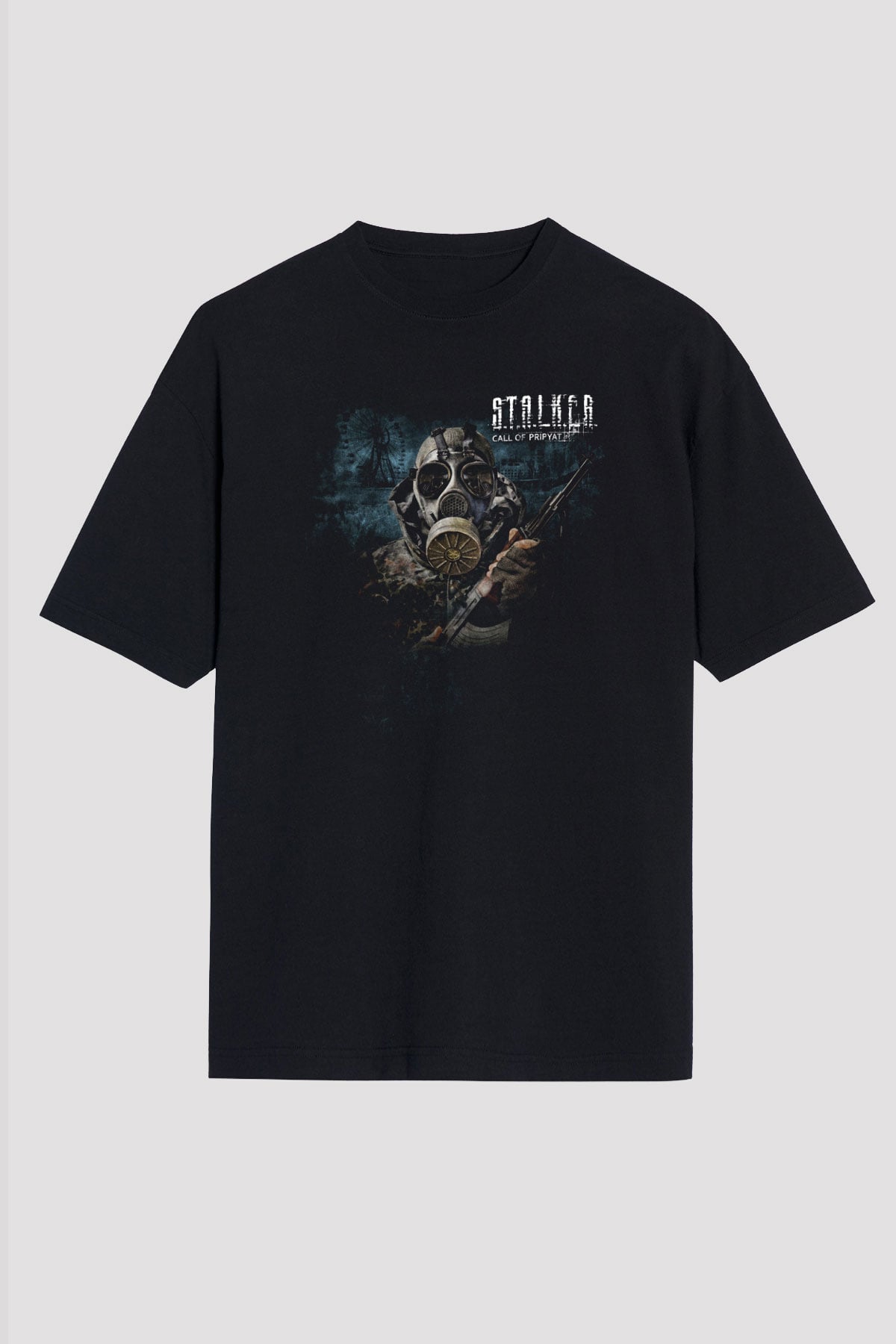 S.T.A.L.K.E.R. Siyah Unisex Tişört T-Shirt