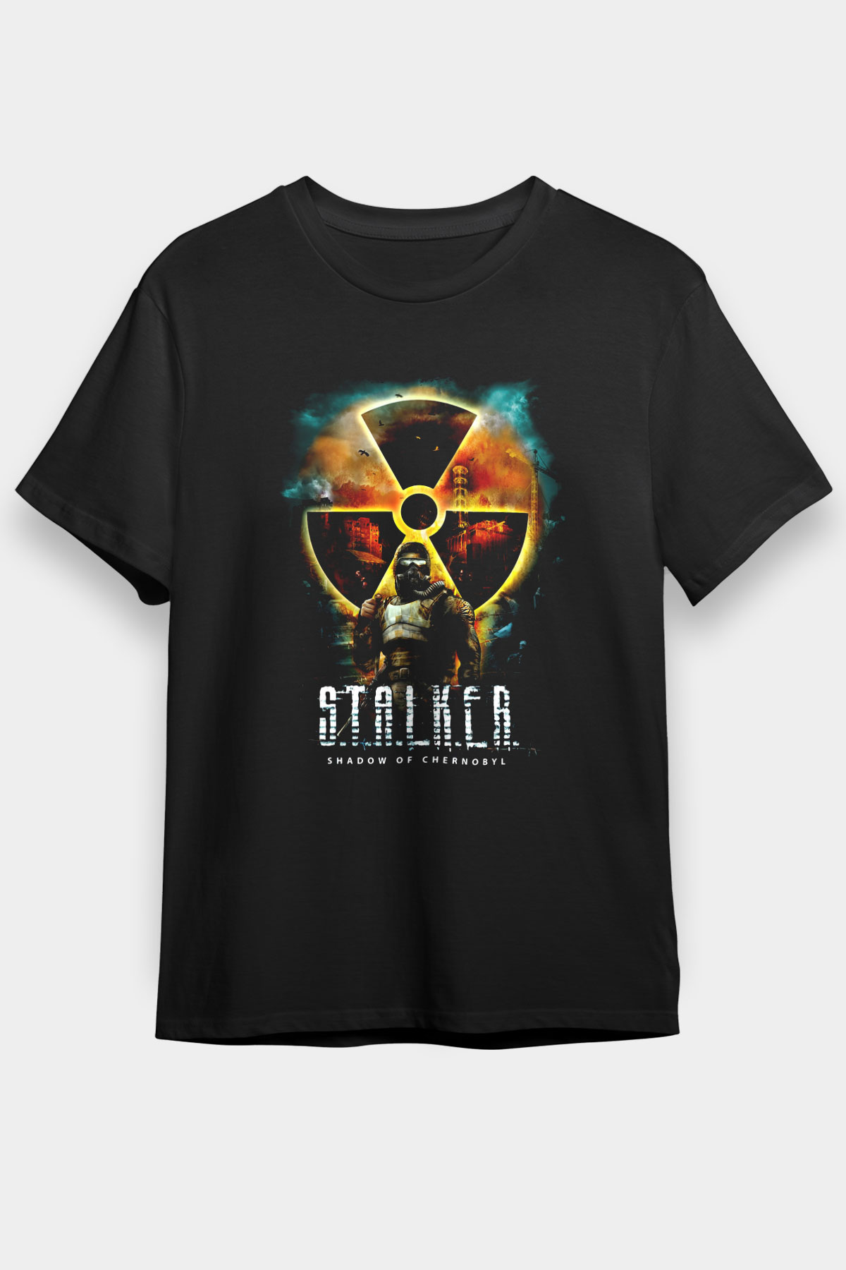 S.T.A.L.K.E.R. Siyah Unisex Tişört T-Shirt