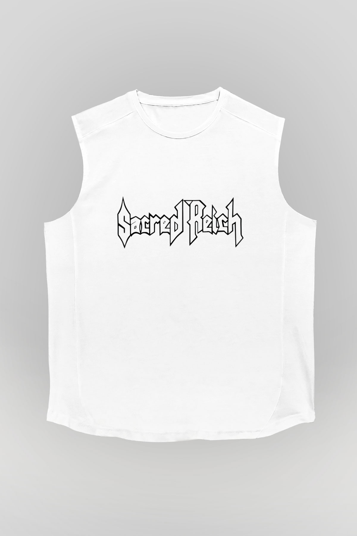 Sacred Reich Beyaz Unisex Kolsuz Tişört