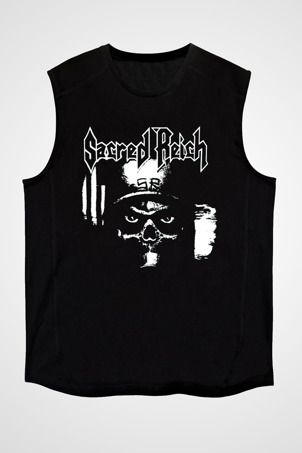 Sacred Reich Siyah Unisex Kolsuz Tişört