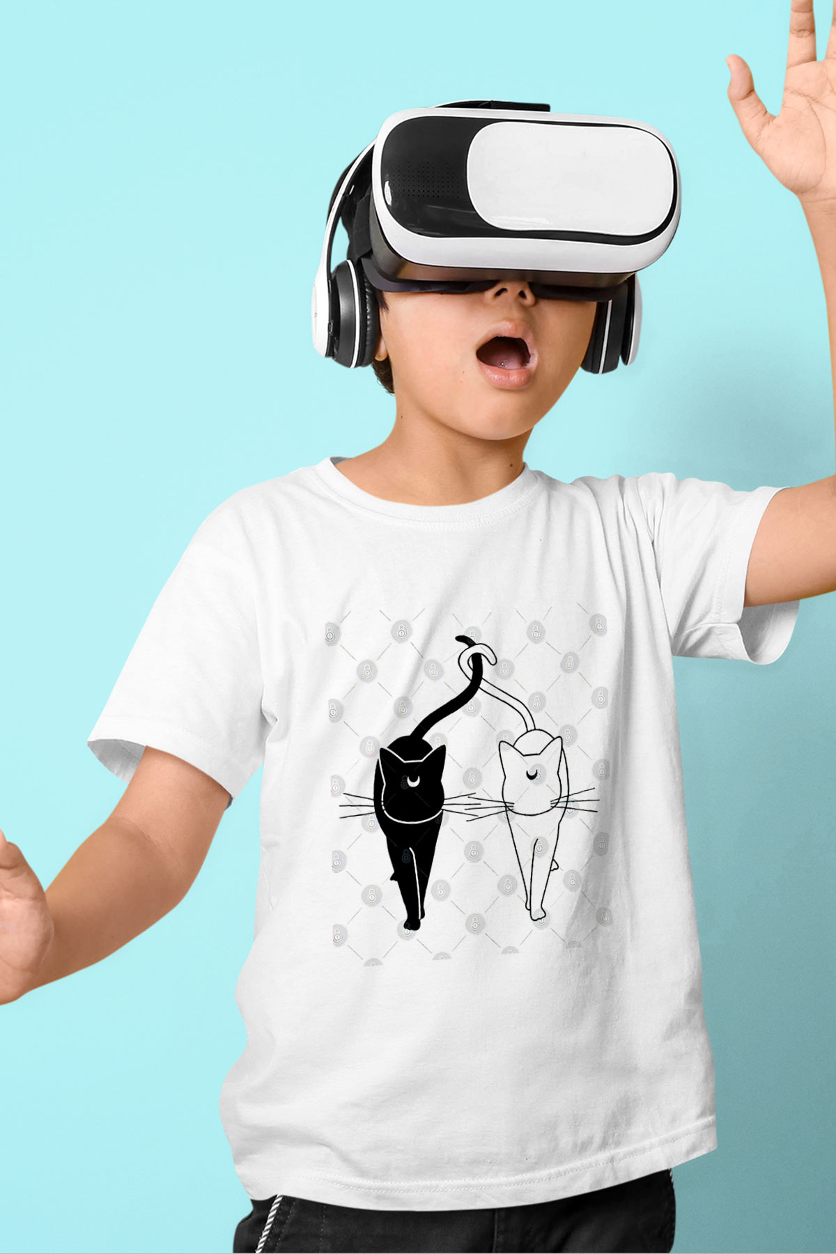 Sailor Moon Baskılı Beyaz Unisex Beyaz Çocuk Tişört - Tshirt