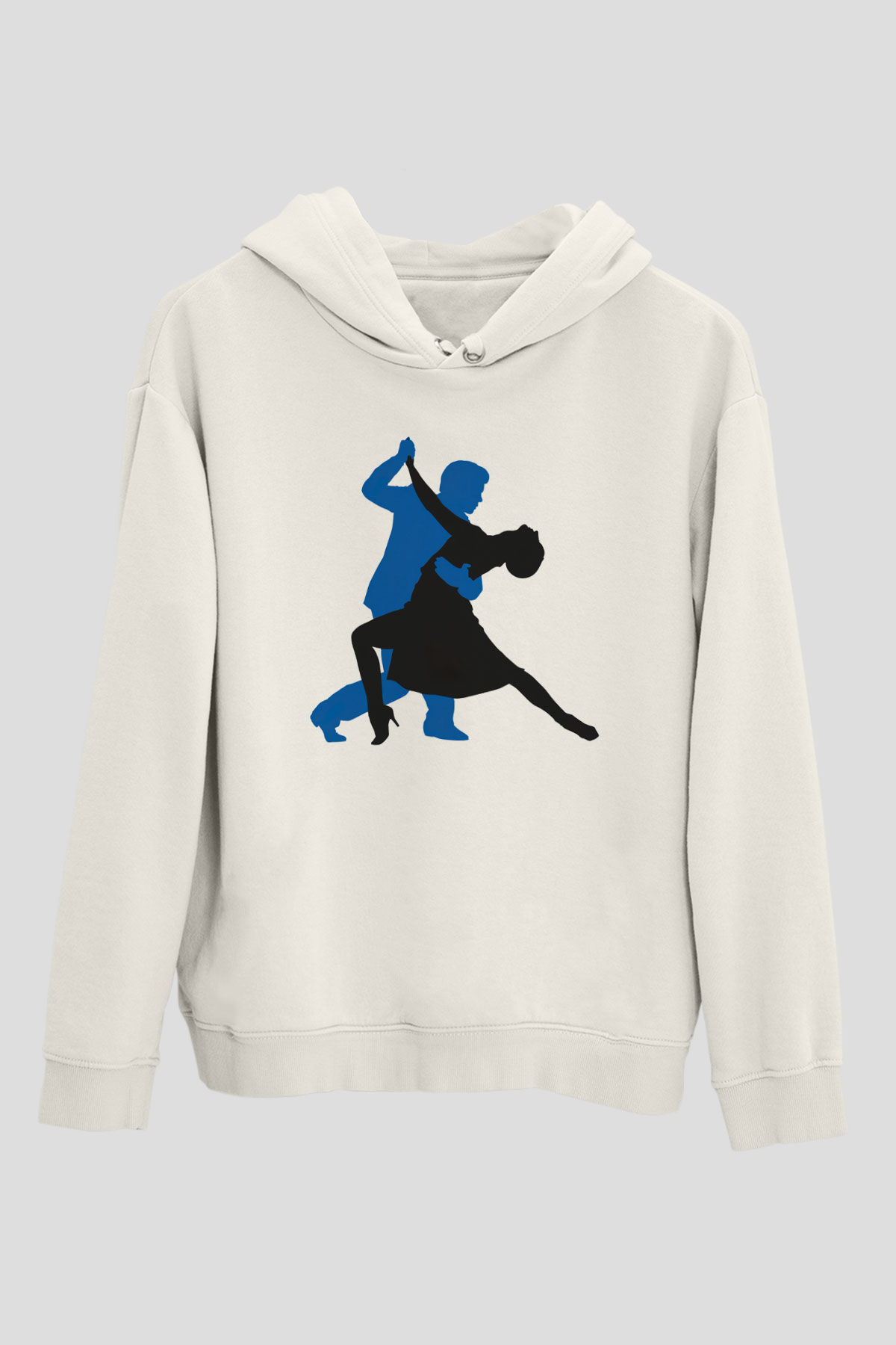Salsa Beyaz Unisex Kapşonlu Sweatshirt