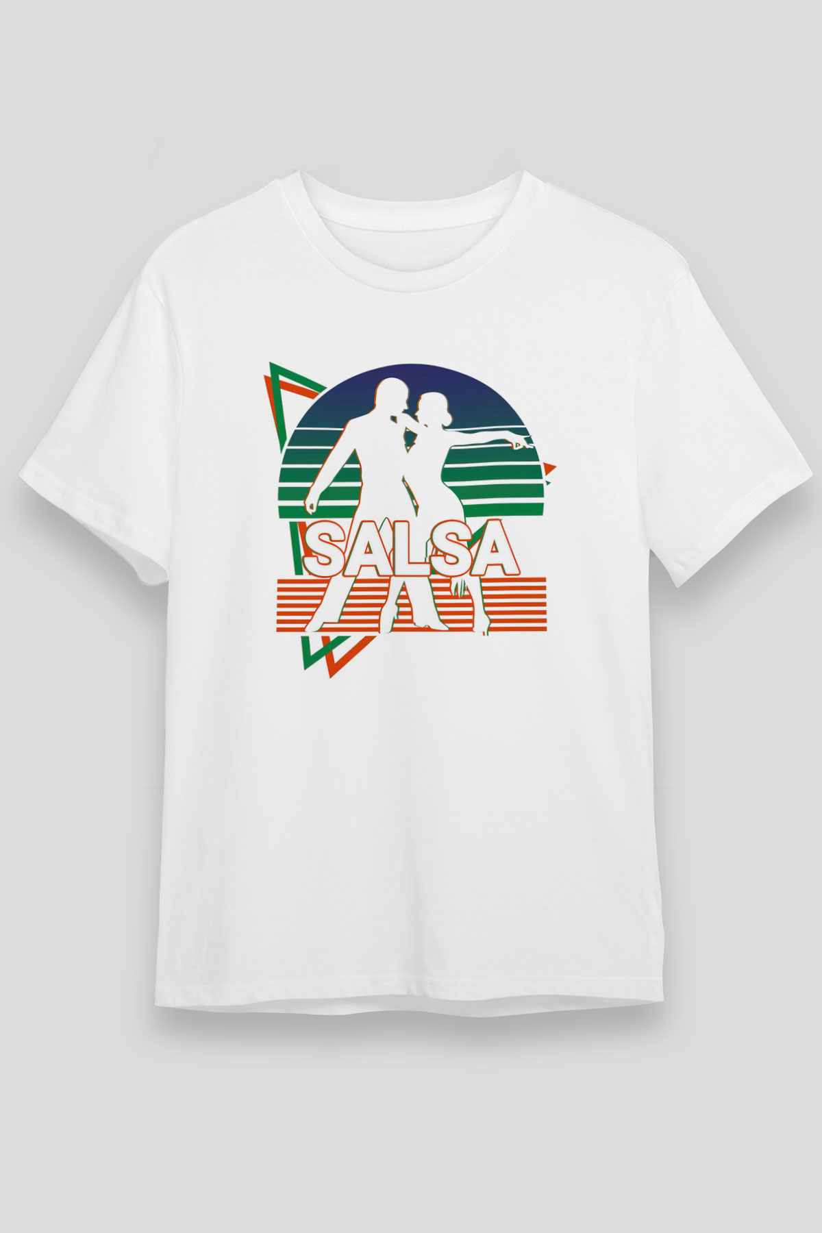 Salsa Beyaz Unisex Tişört T-Shirt - TişörtFabrikası