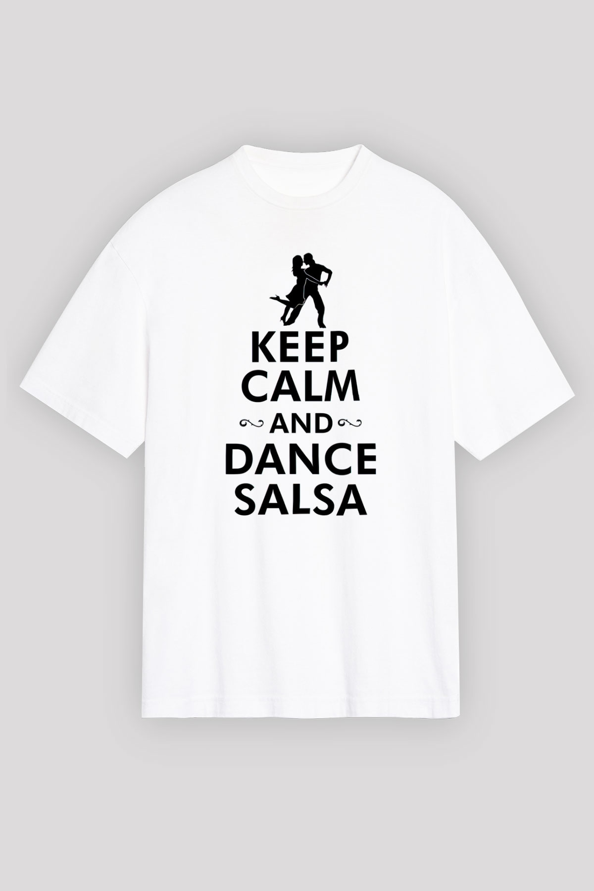 Salsa Beyaz Unisex Tişört T-Shirt - TişörtFabrikası