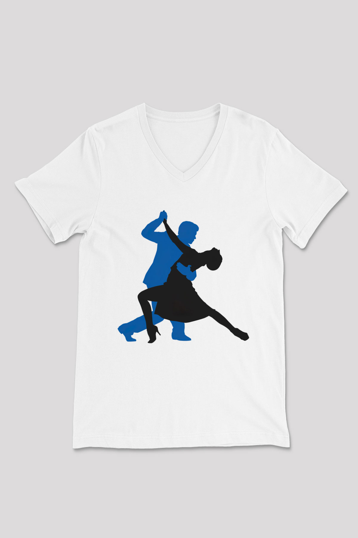 Salsa Beyaz Unisex V Yaka Tişört T-Shirt