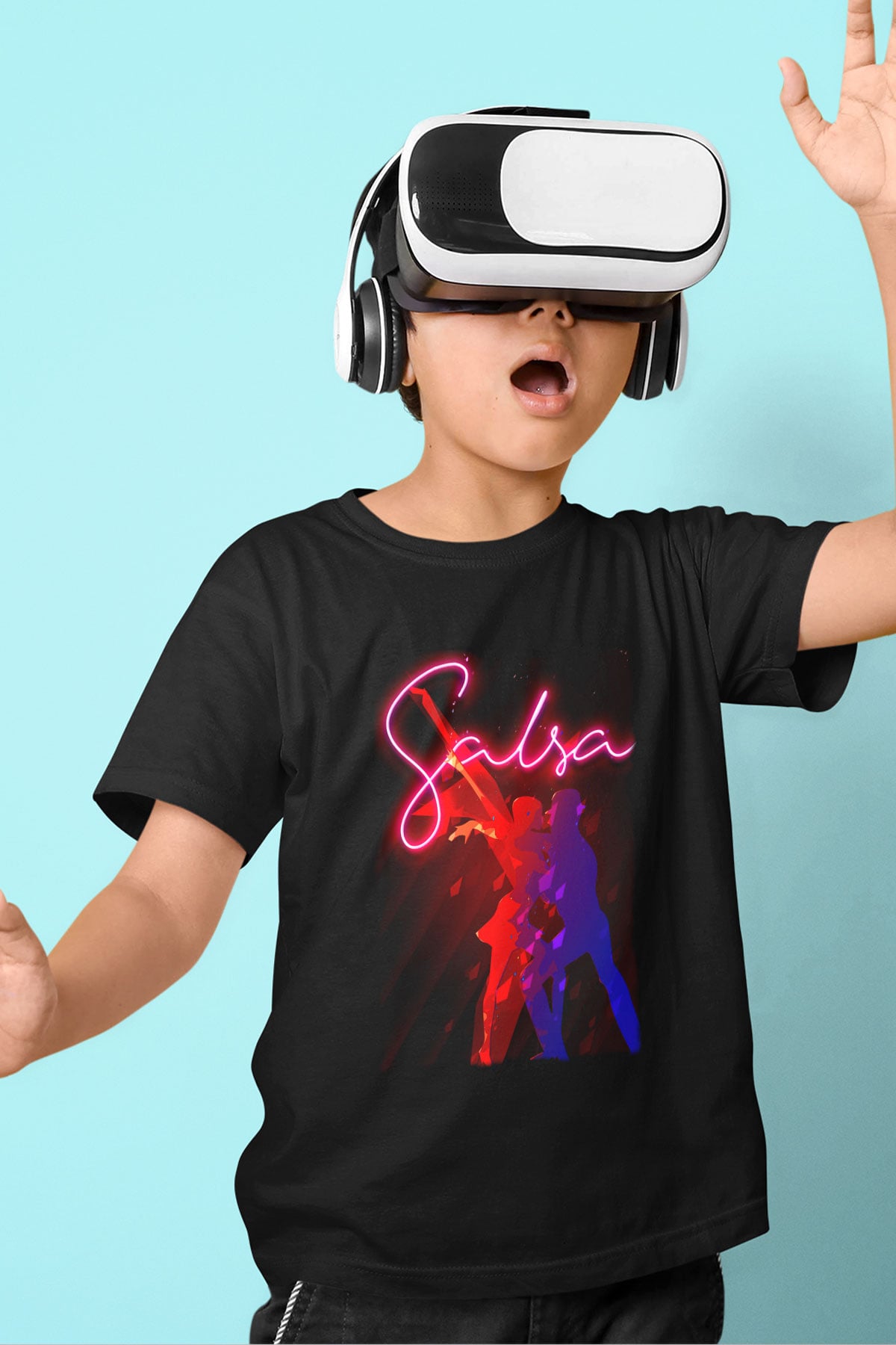 Salsa Siyah Unisex Çocuk Tişört