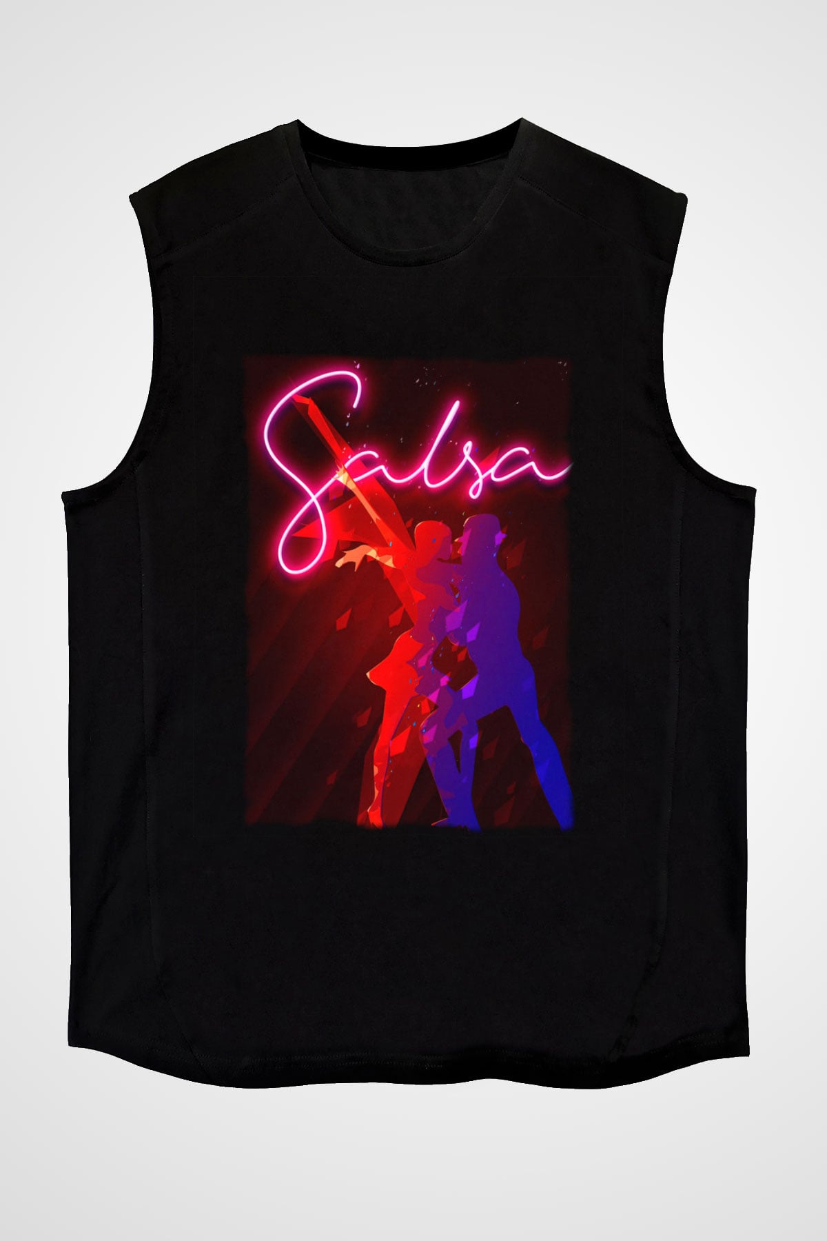 Salsa Siyah Unisex Kolsuz Tişört