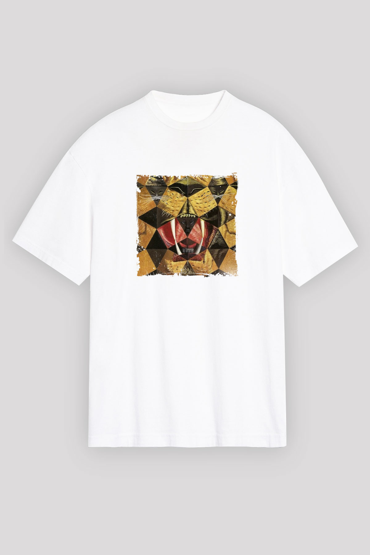 Salvador Dali Unisex Baskılı Beyaz Tişört