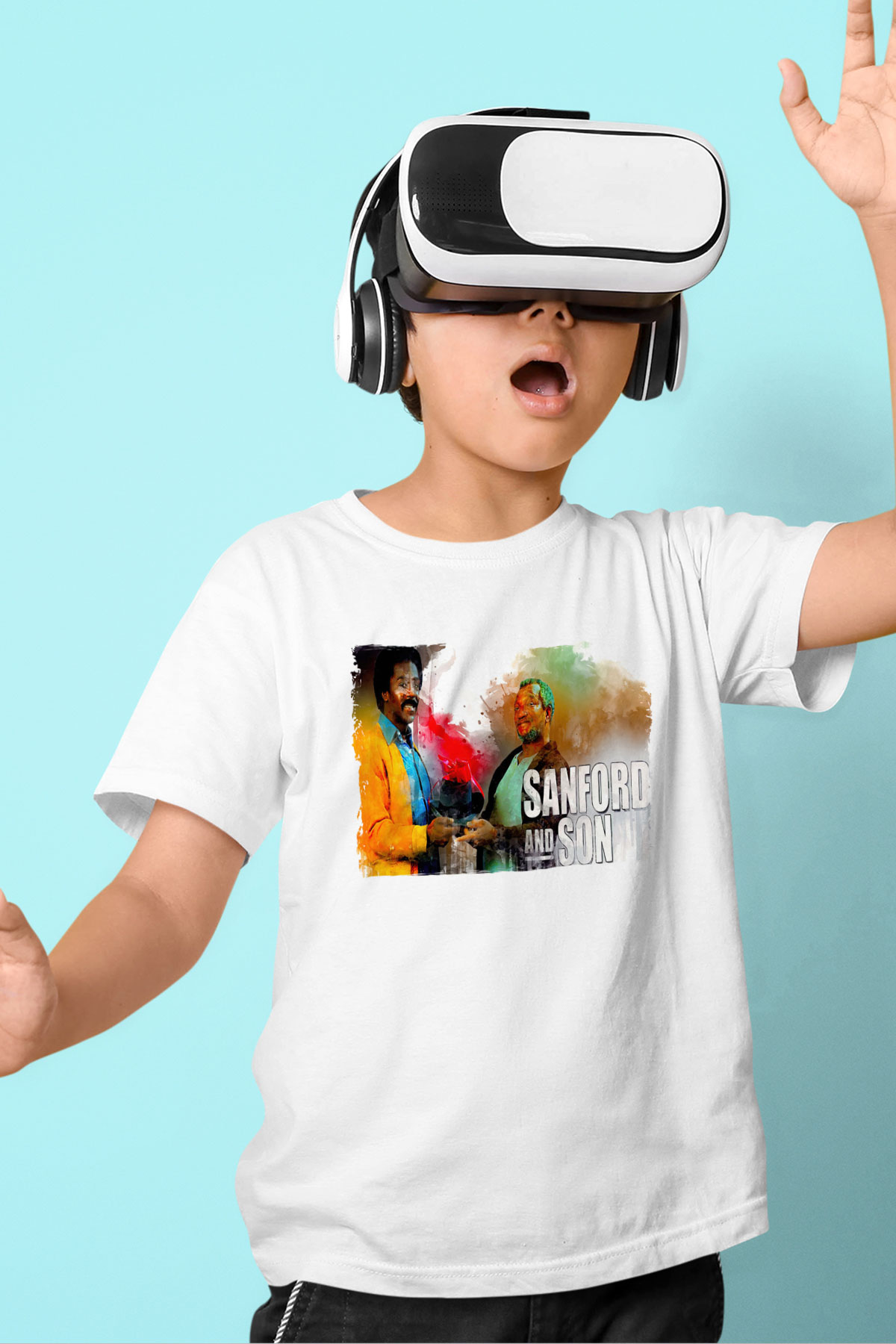 Sanford and Son Beyaz Unisex Çocuk Tişört