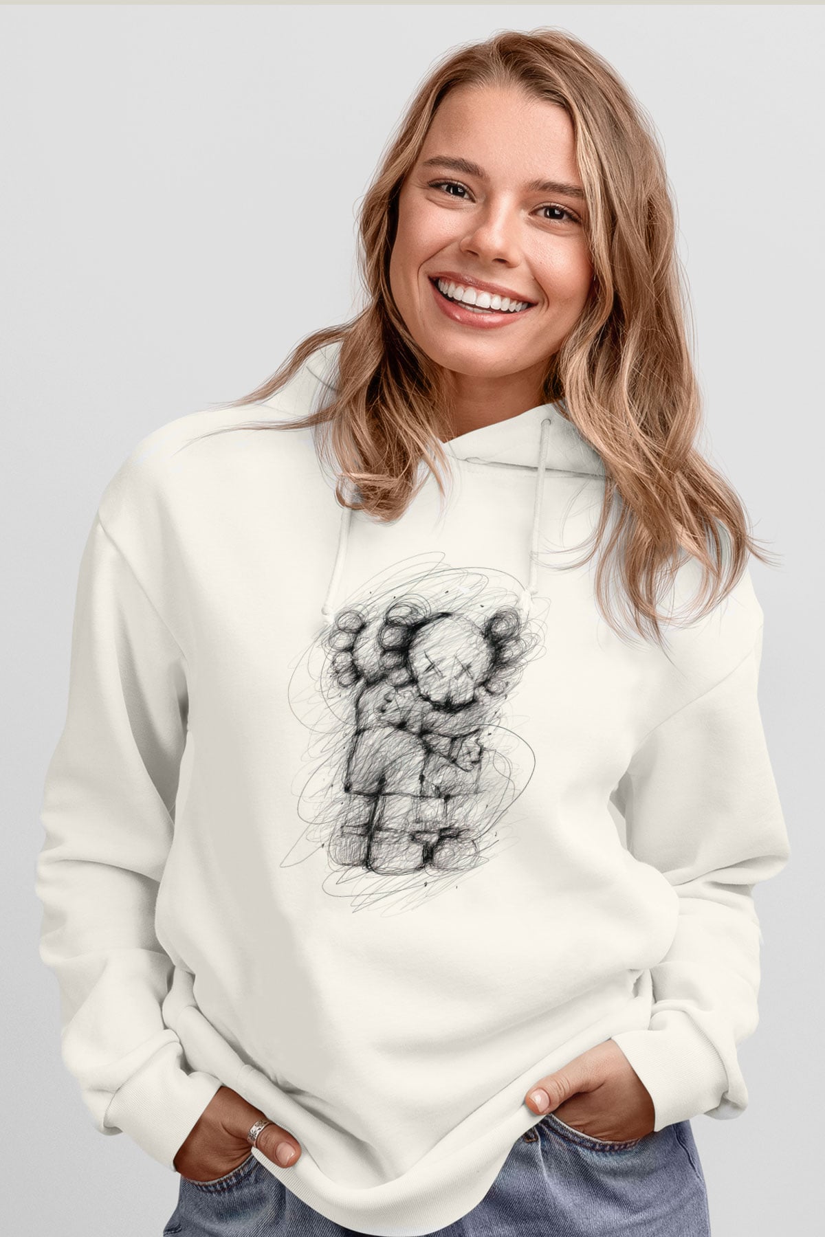 SarılmaBeyaz  Unisex Hoodie