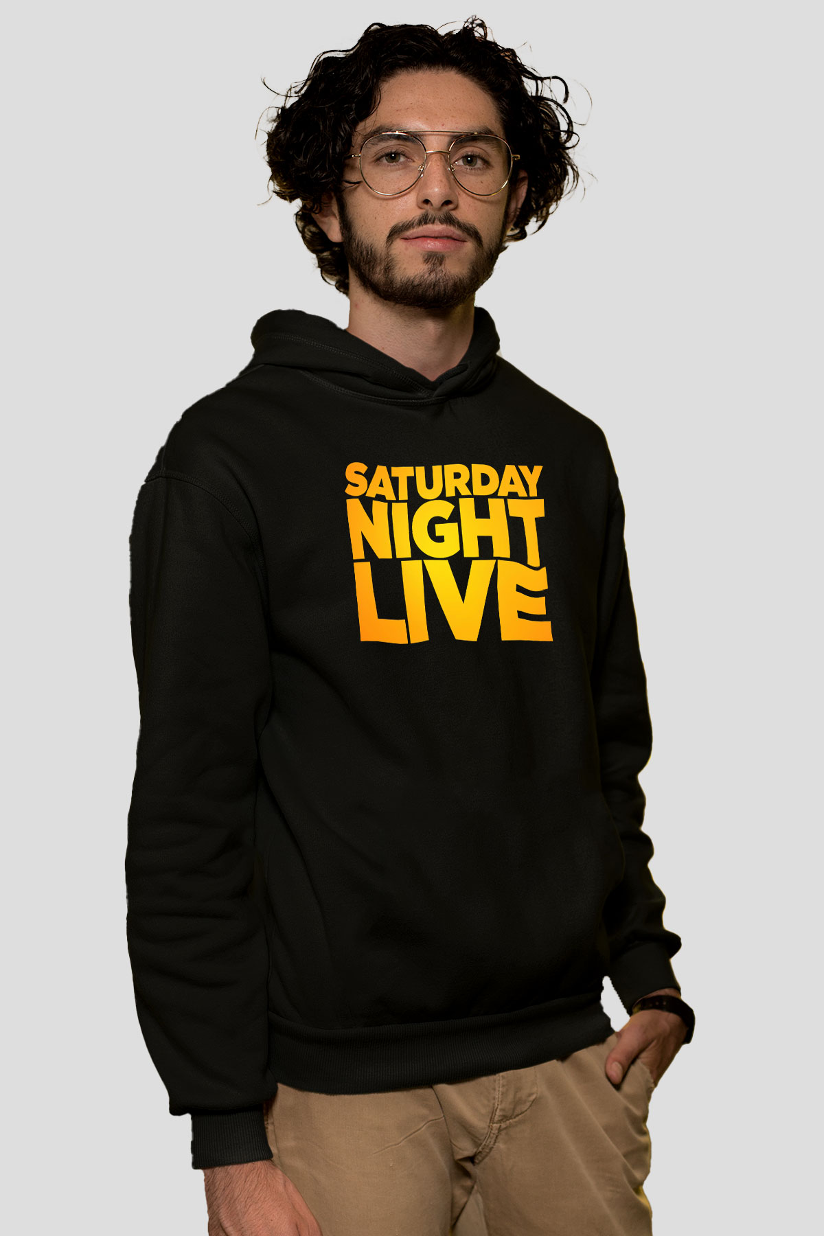 Saturday Night Live Siyah Unisex Hoodie