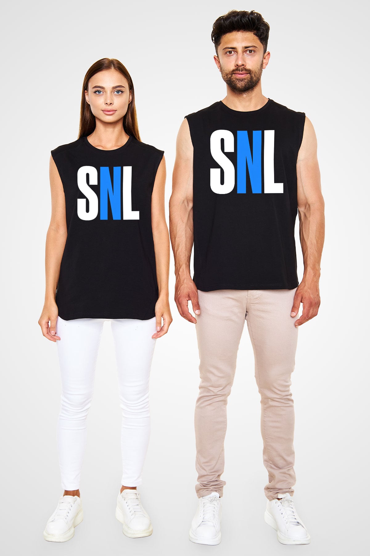 Saturday Night Live Siyah Unisex  Kolsuz Tişört