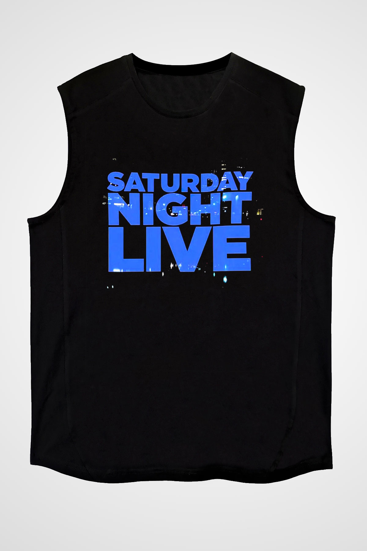 Saturday Night Live Siyah Unisex Kolsuz Tişört