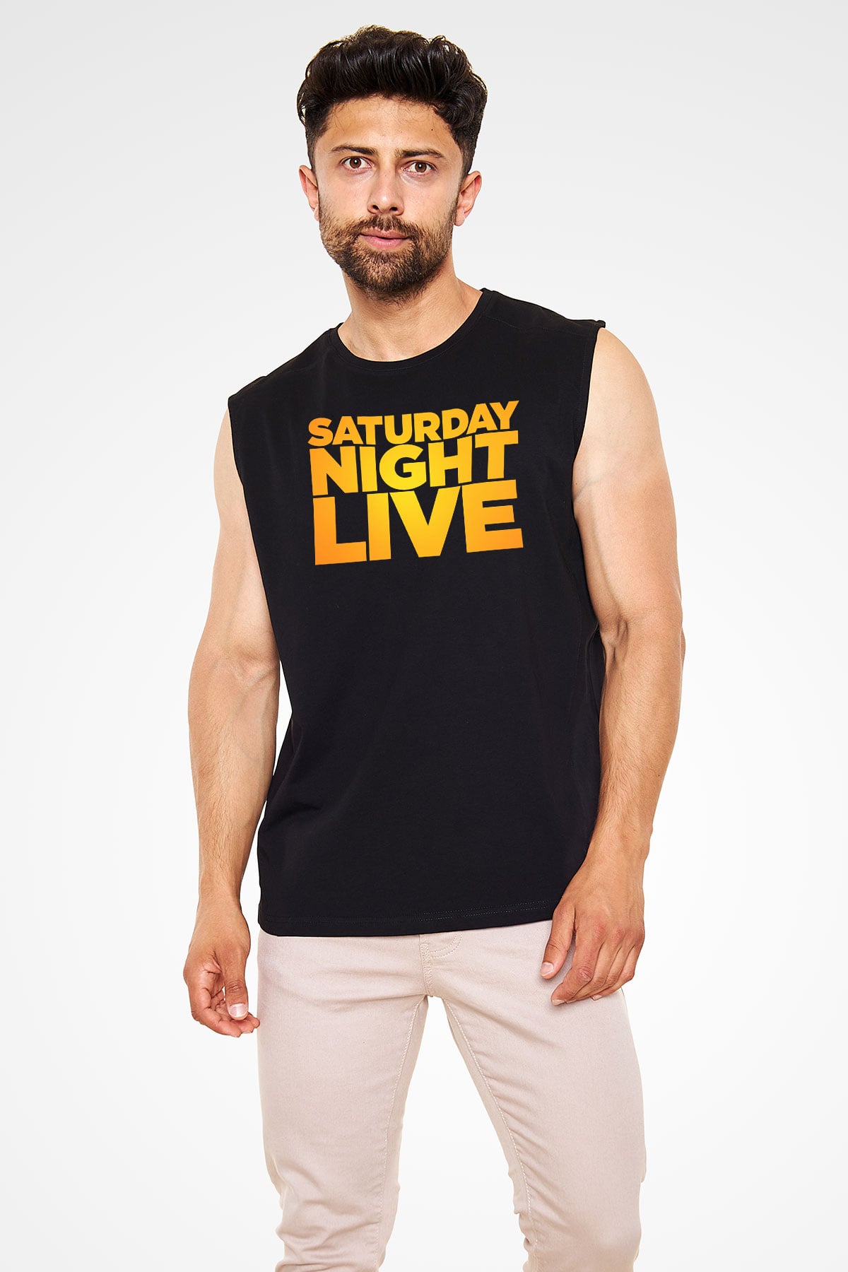Saturday Night Live Siyah Unisex  Kolsuz Tişört