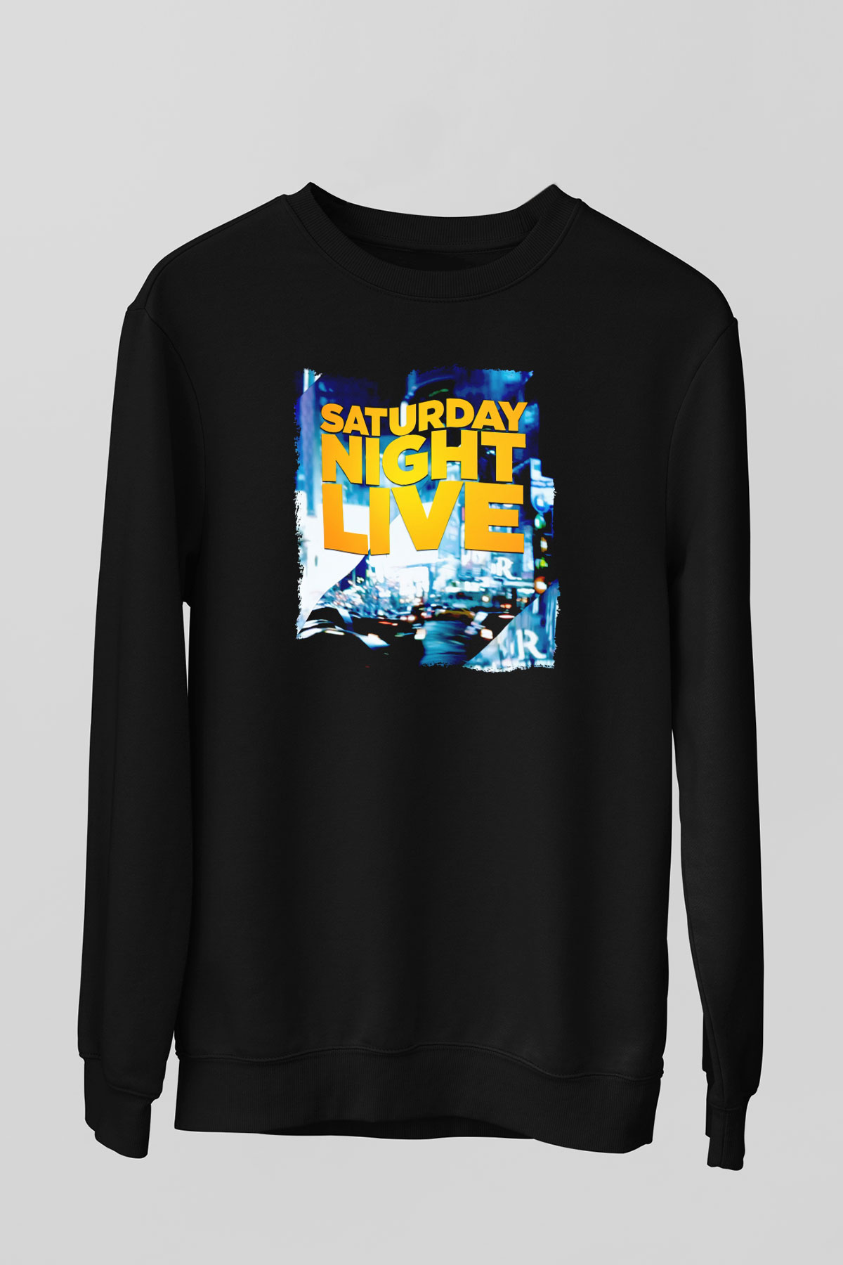 Saturday Night Live Siyah Unisex  Sweatshirt