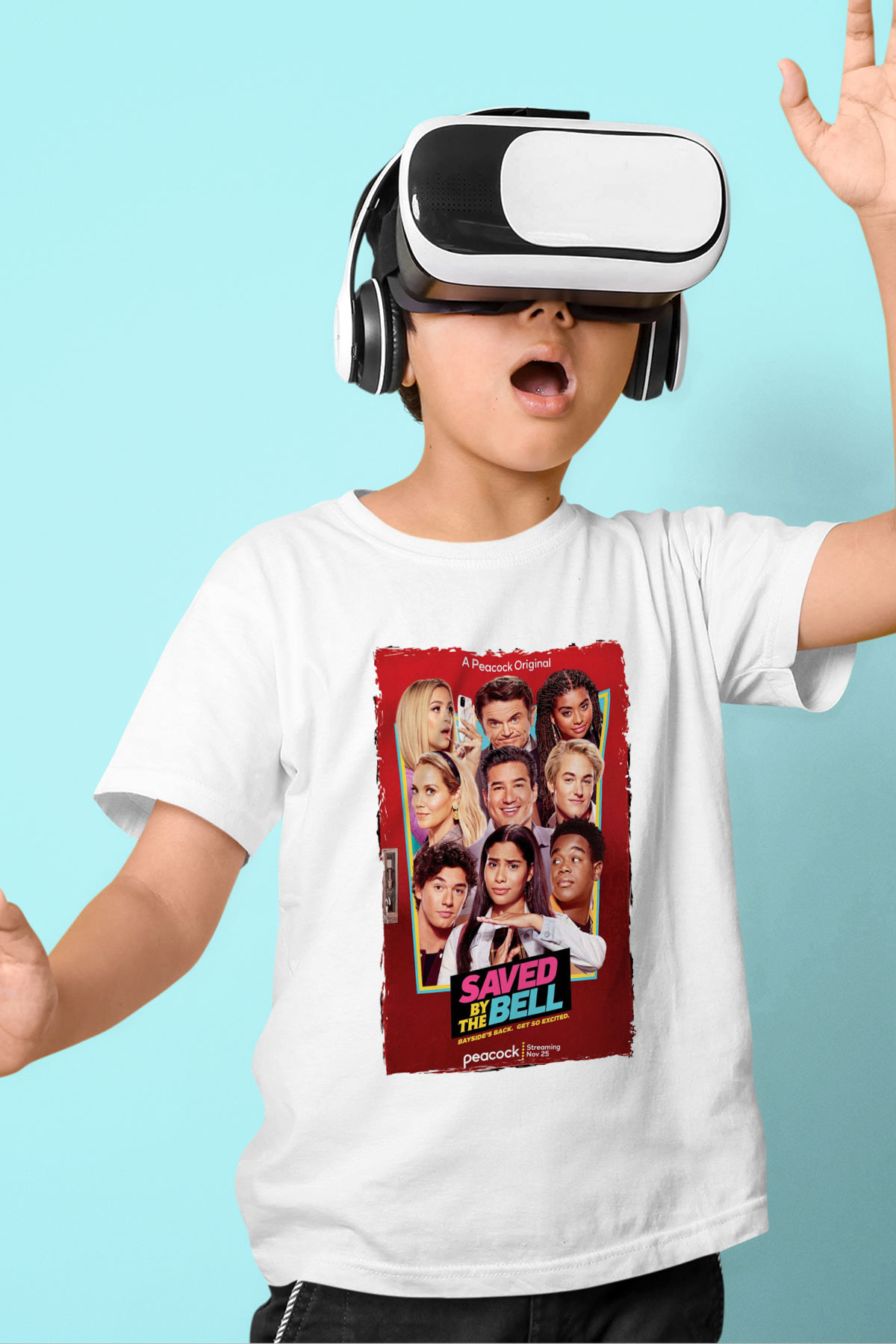 Saved by the Bell Beyaz Unisex Çocuk Tişört