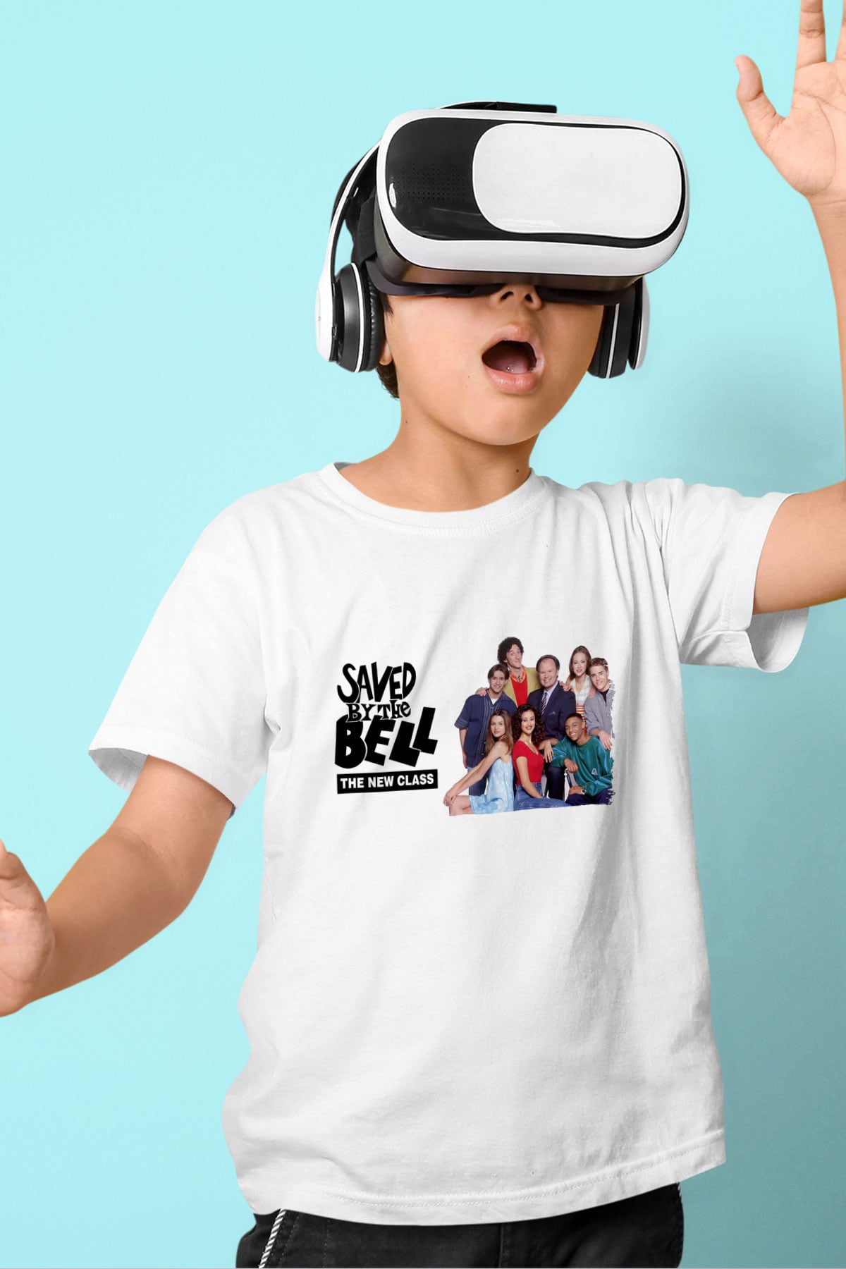 Saved by the Bell Beyaz Unisex Çocuk Tişört