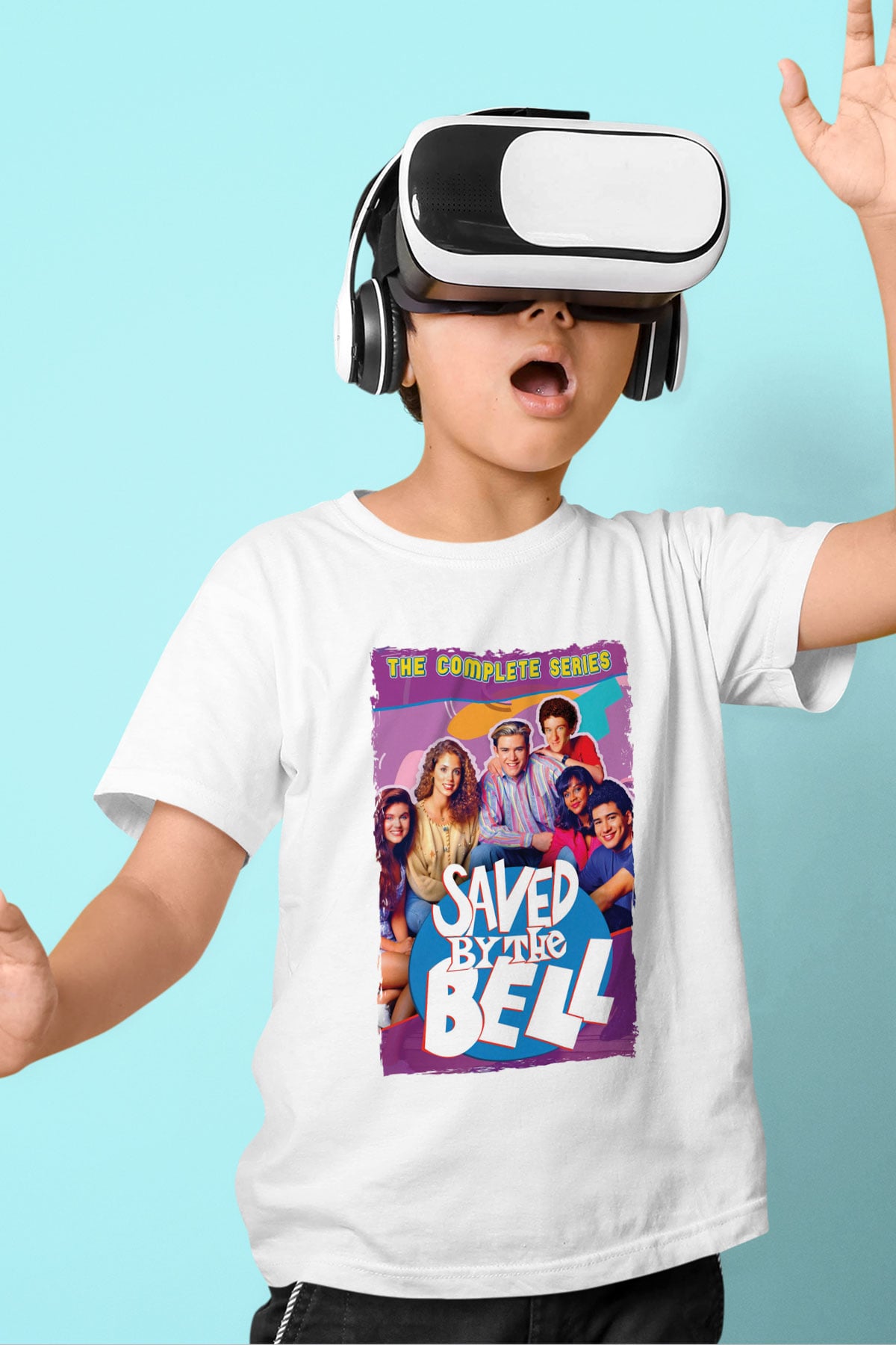 Saved by the Bell Beyaz Unisex Çocuk Tişört