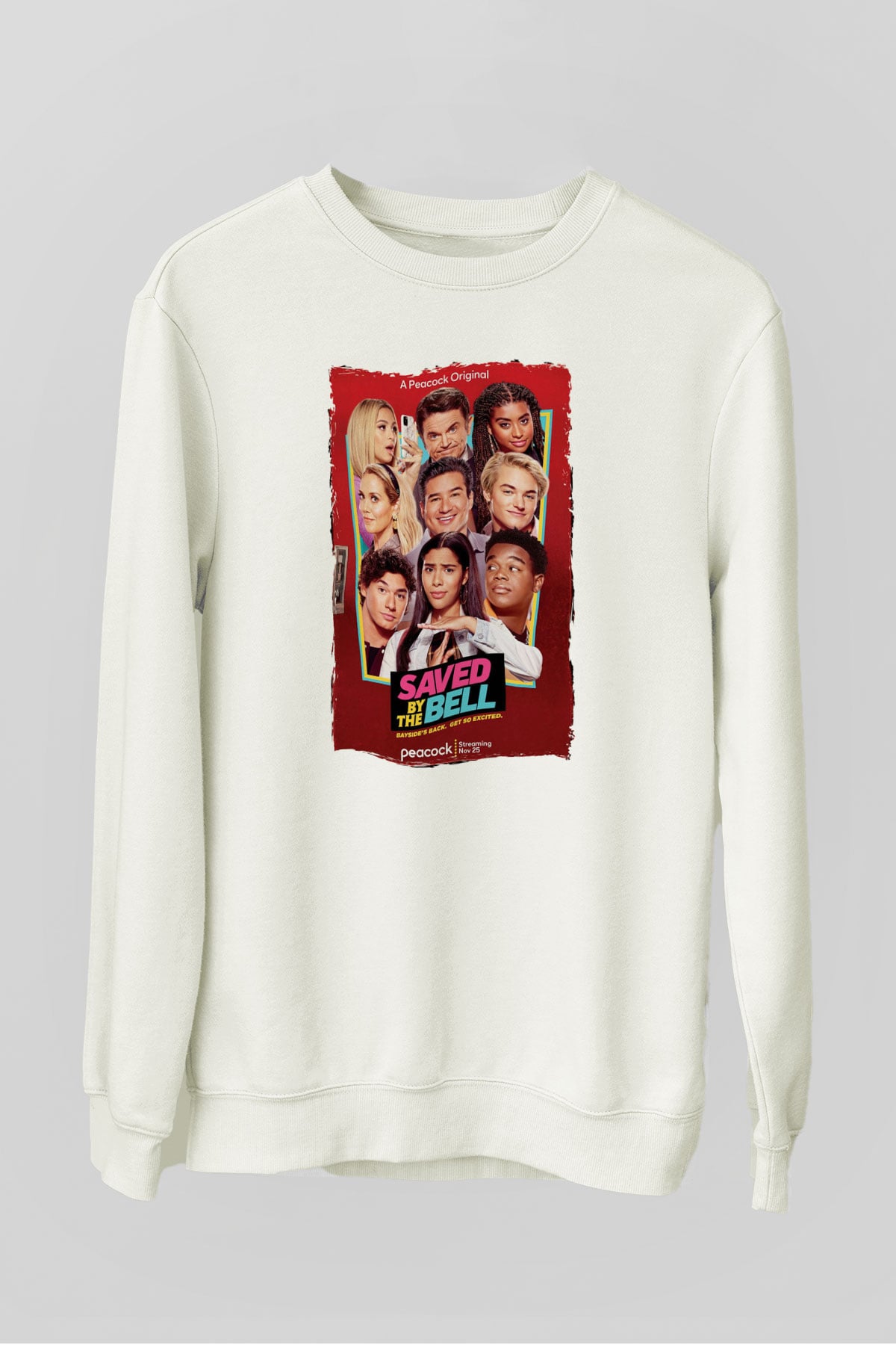 Saved by the Bell Beyaz Unisex Sweatshirt