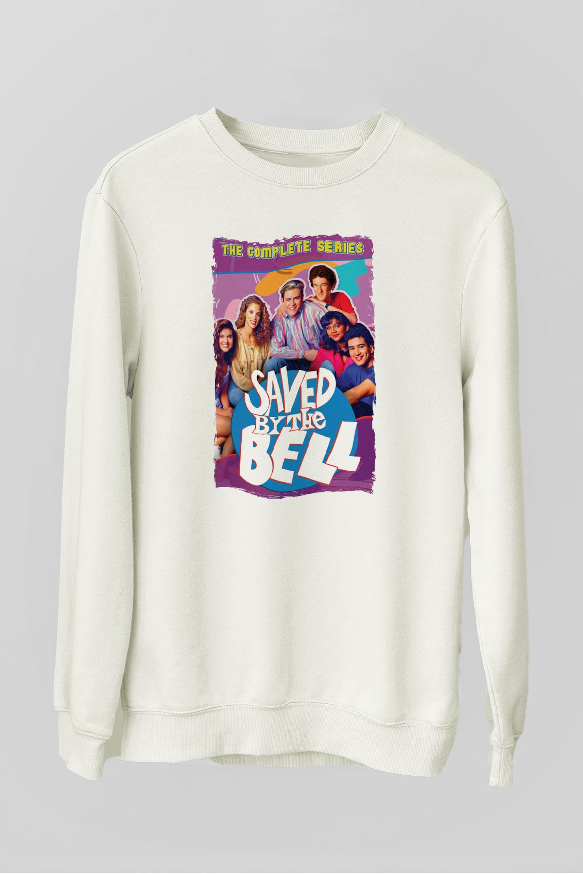 Saved by the Bell Beyaz Unisex Sweatshirt