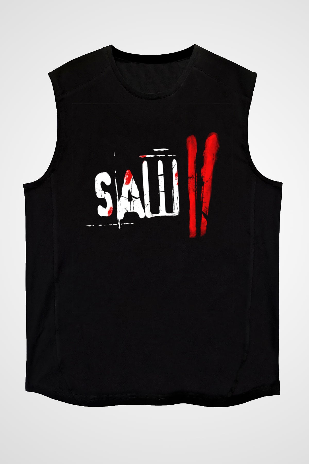 Saw Siyah Unisex Kolsuz Tişört