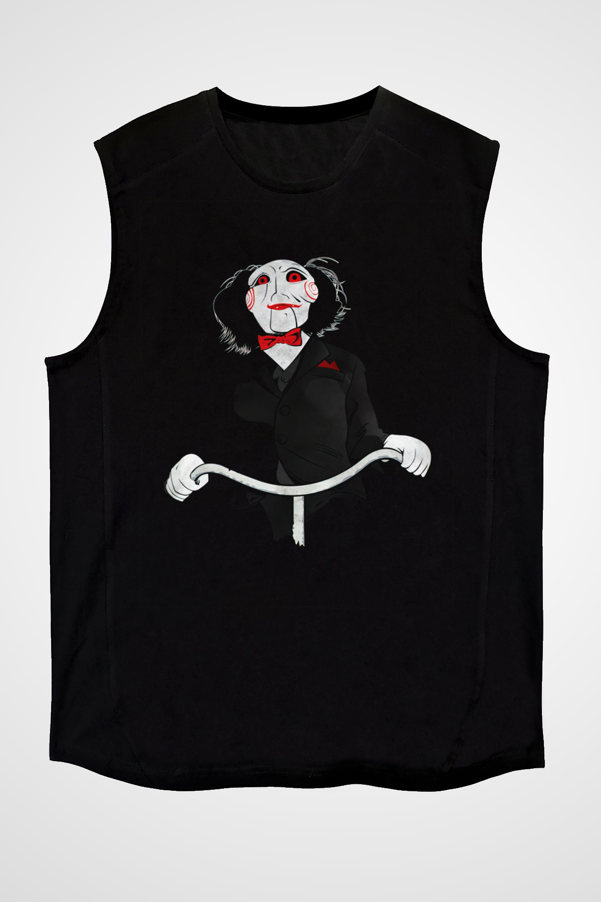 Saw Siyah Unisex Kolsuz Tişört