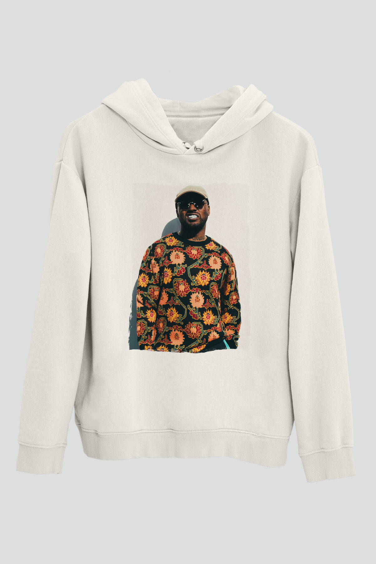 Schoolboy Q Beyaz Unisex Kapüşonlu Sweatshirt