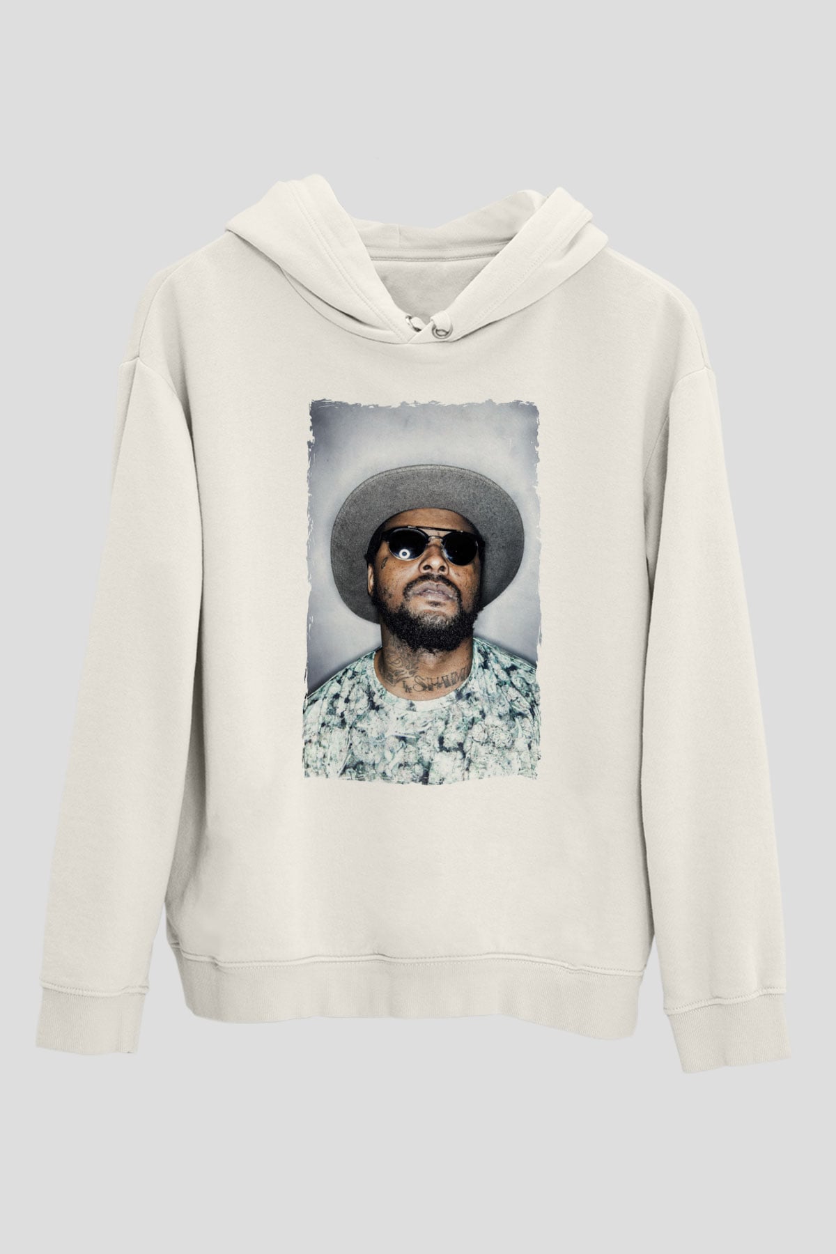 Schoolboy Q Beyaz Unisex Kapüşonlu Sweatshirt