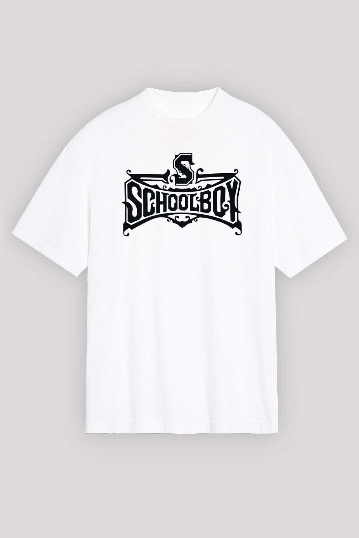 Schoolboy Q Beyaz Unisex Oversize Tişört T-Shirt