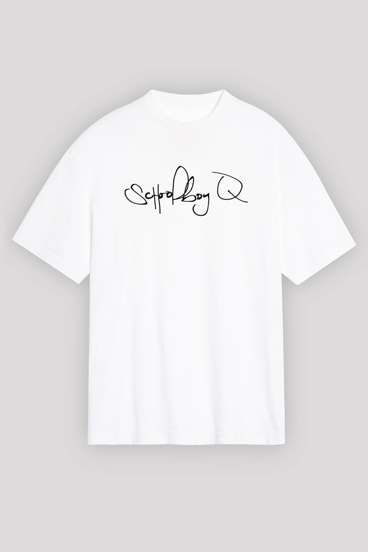 Schoolboy Q Beyaz Unisex Tişört T-Shirt - TişörtFabrikası