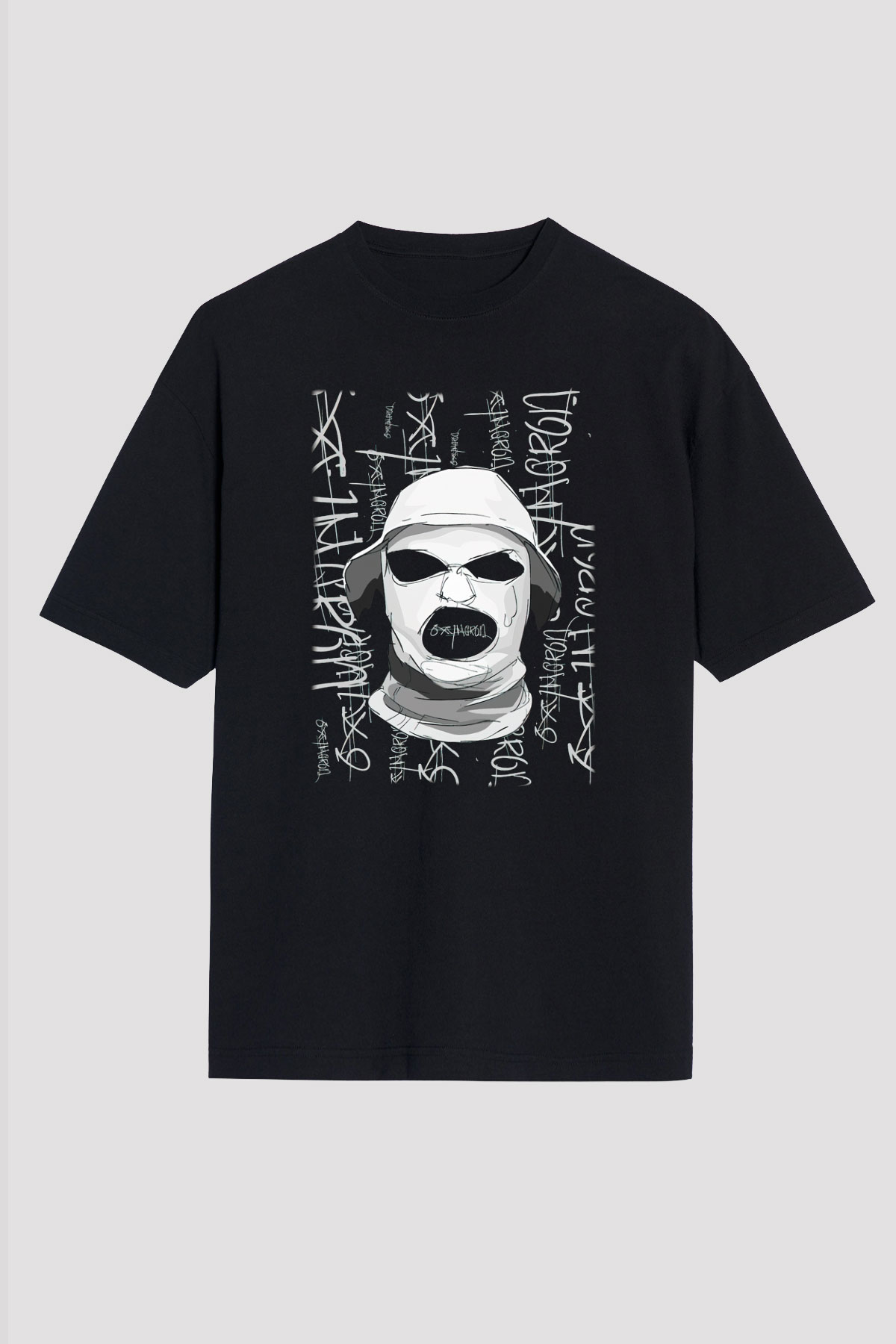 Schoolboy Q Siyah Unisex Oversize Tişört T-Shirt
