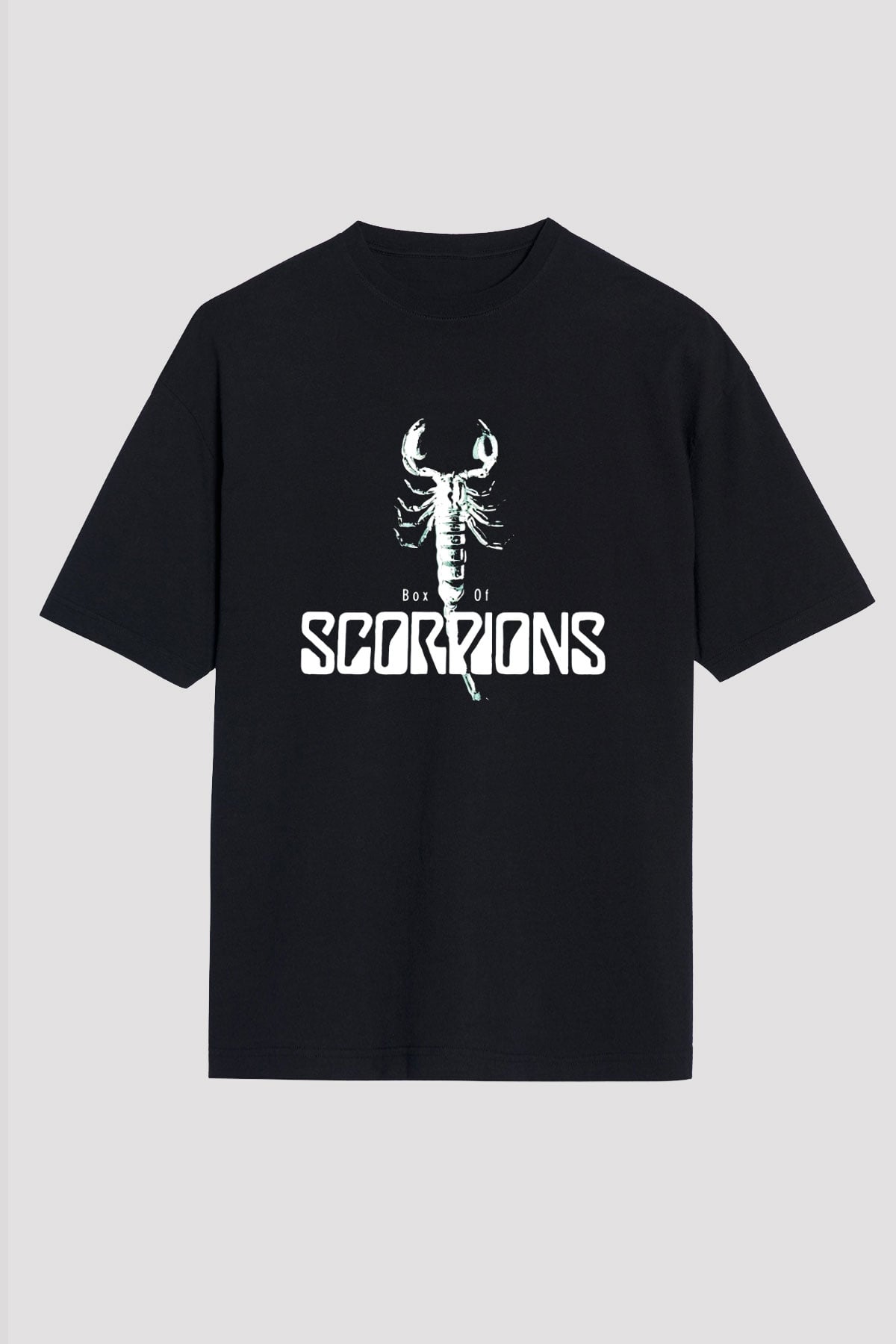 Scorpions Siyah Unisex Oversize Tişört T-Shirt