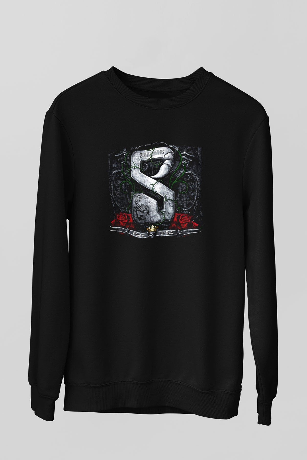 Scorpions Siyah Unisex Sweatshirt