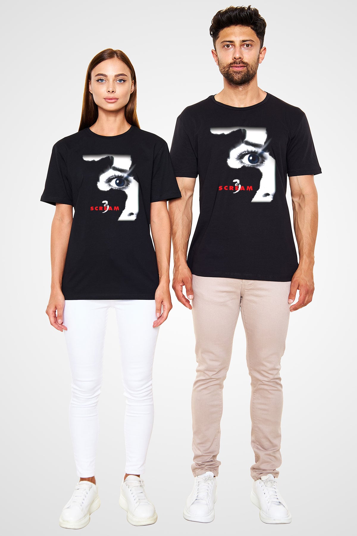 Scream Siyah Unisex Tişört T-Shirt