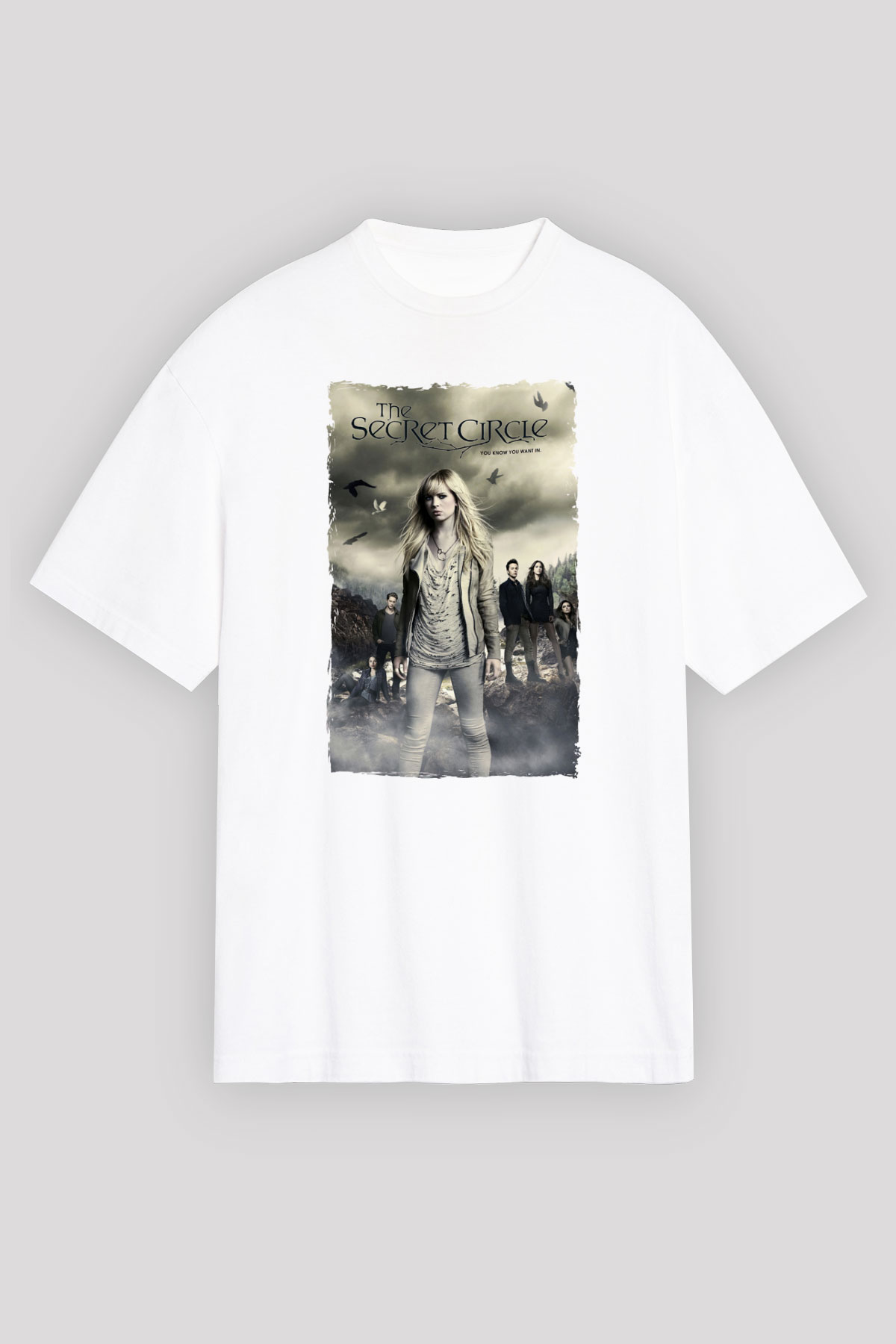 Secret Circle Beyaz Unisex Tişört T-Shirt