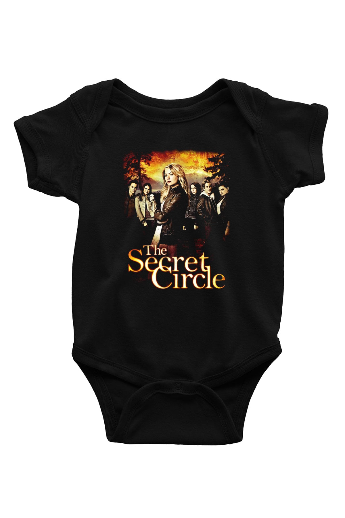 Secret Circle Siyah Bebek Body - Zıbın