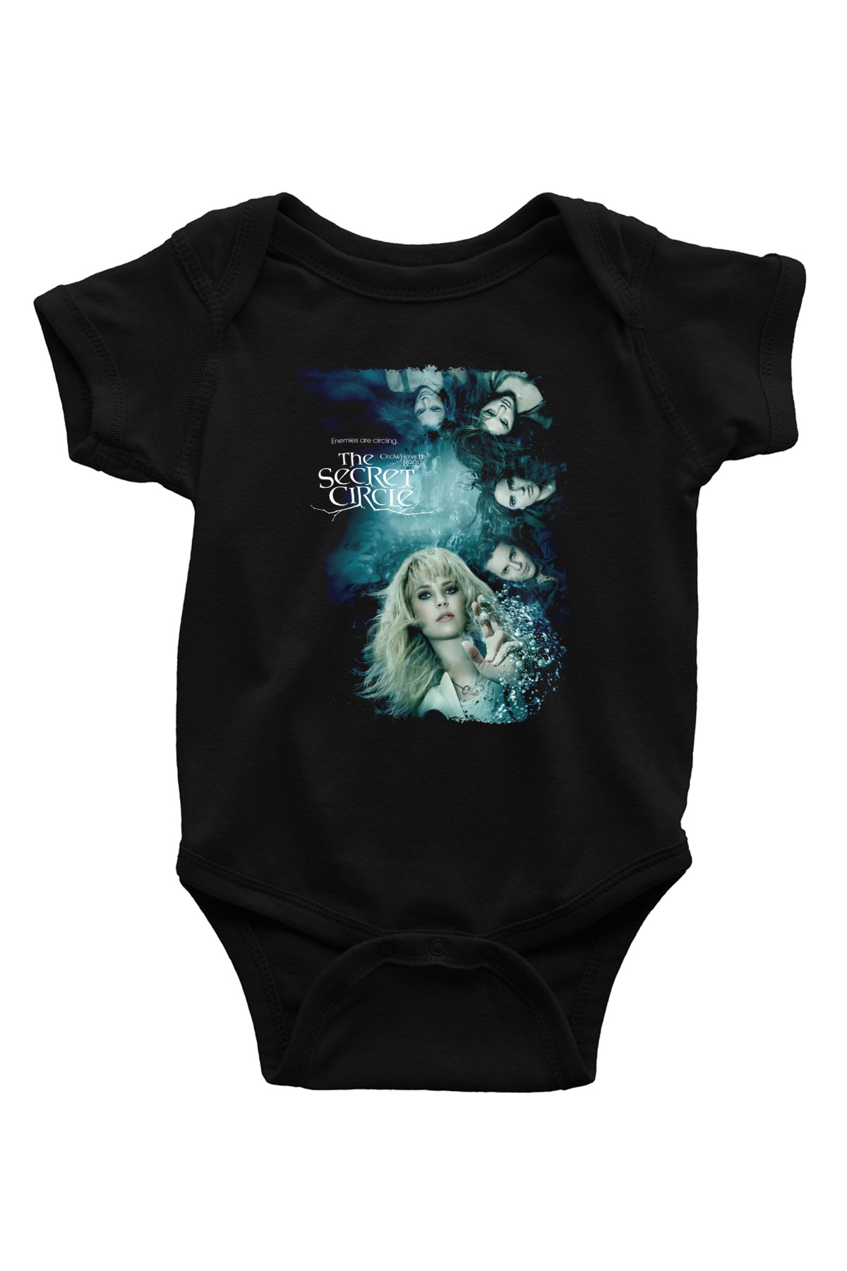 Secret Circle Siyah Bebek Body - Zıbın