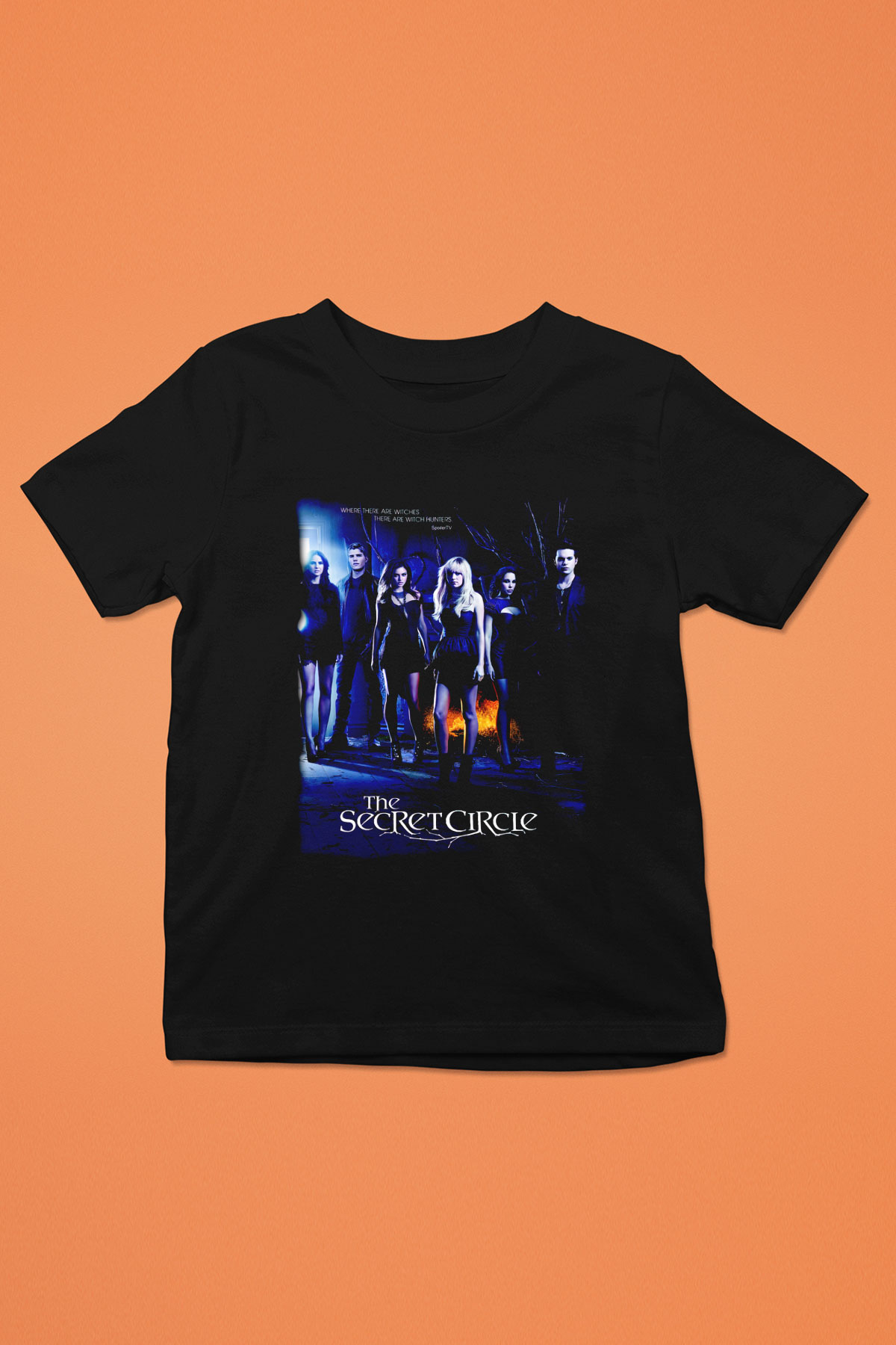 Secret Circle Siyah Unisex Çocuk Tişört